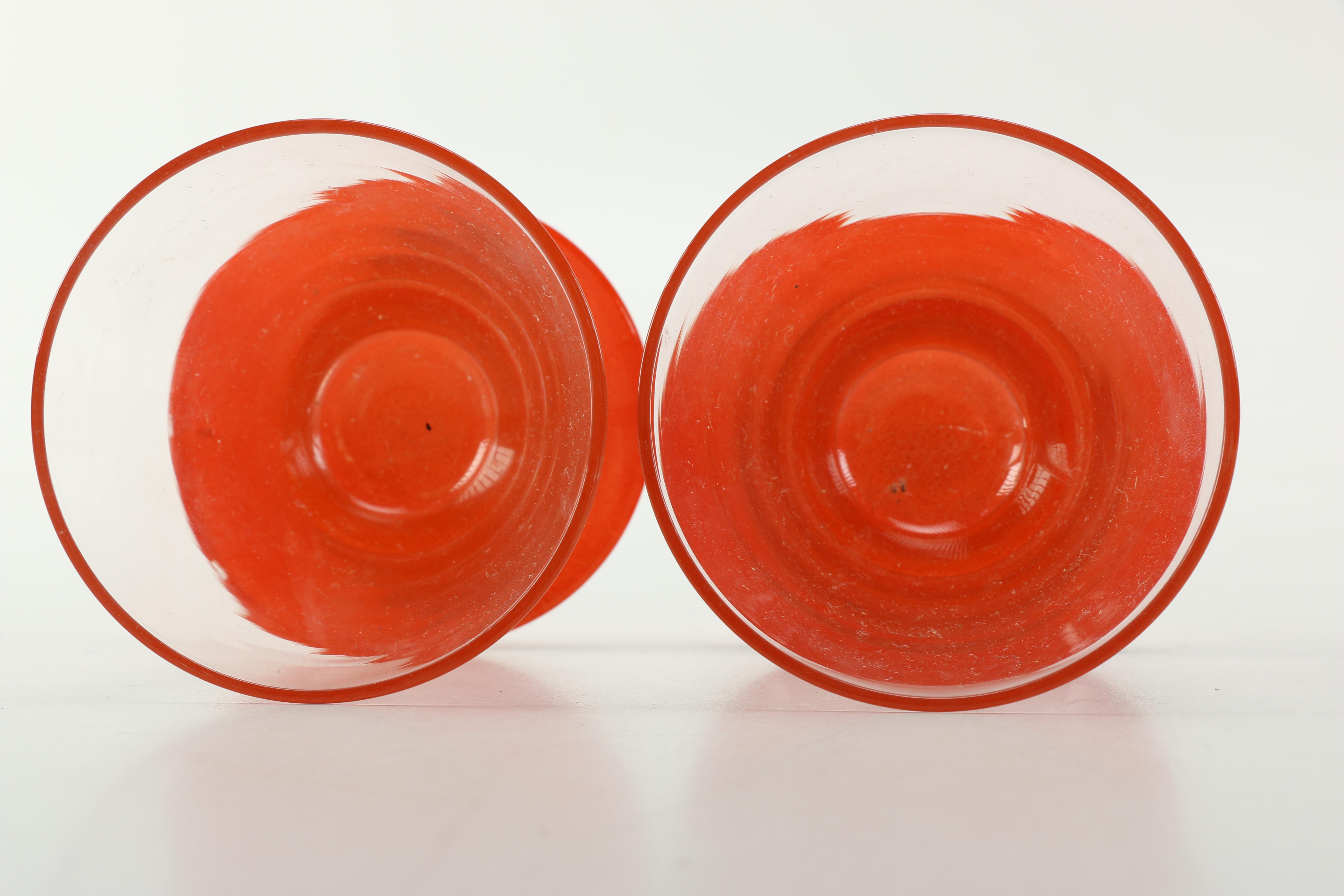 Vintage Top Hat Themed Colorful Barware