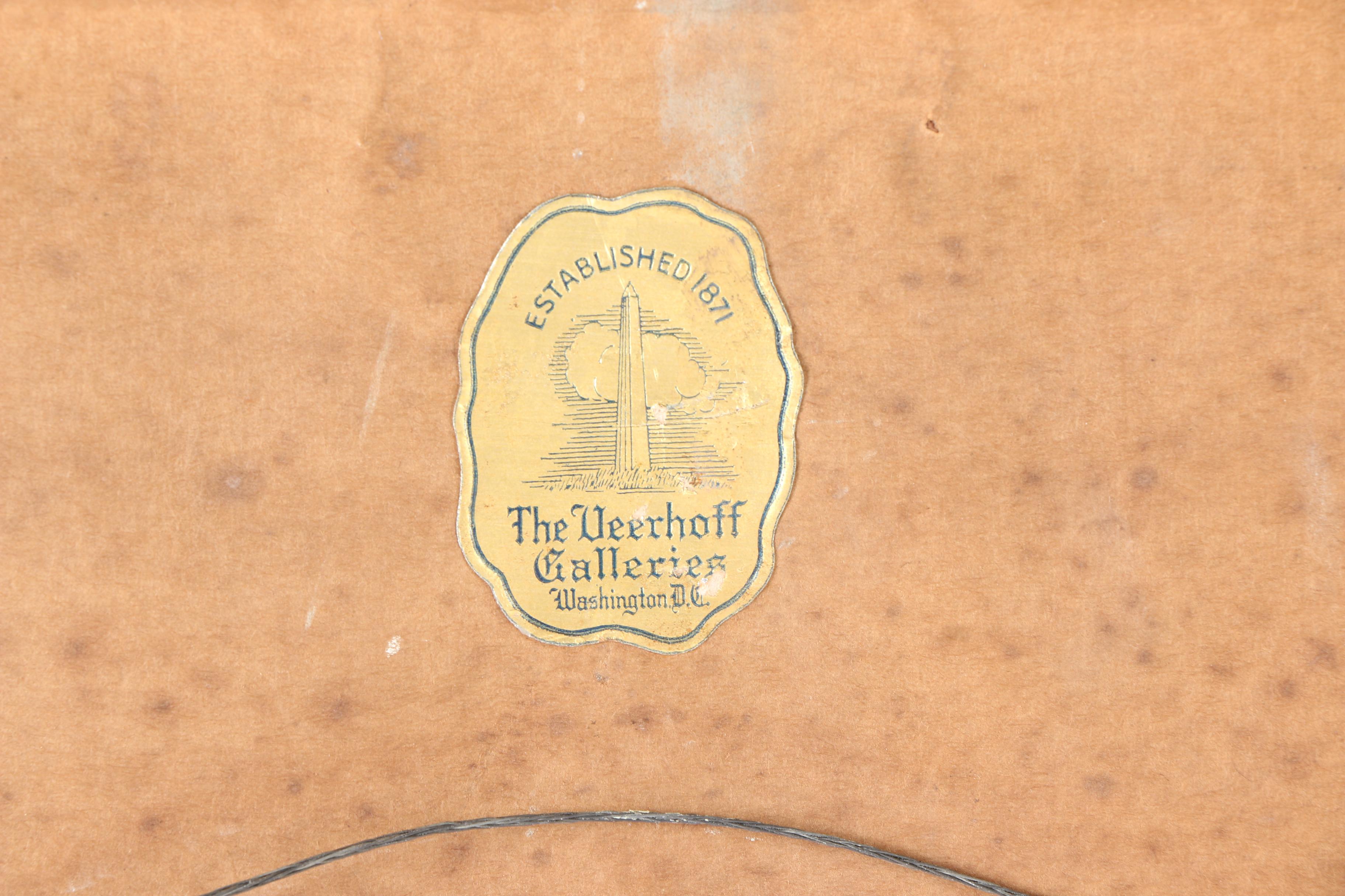 Pair Of Signed Prints Of European Architecture on Silk