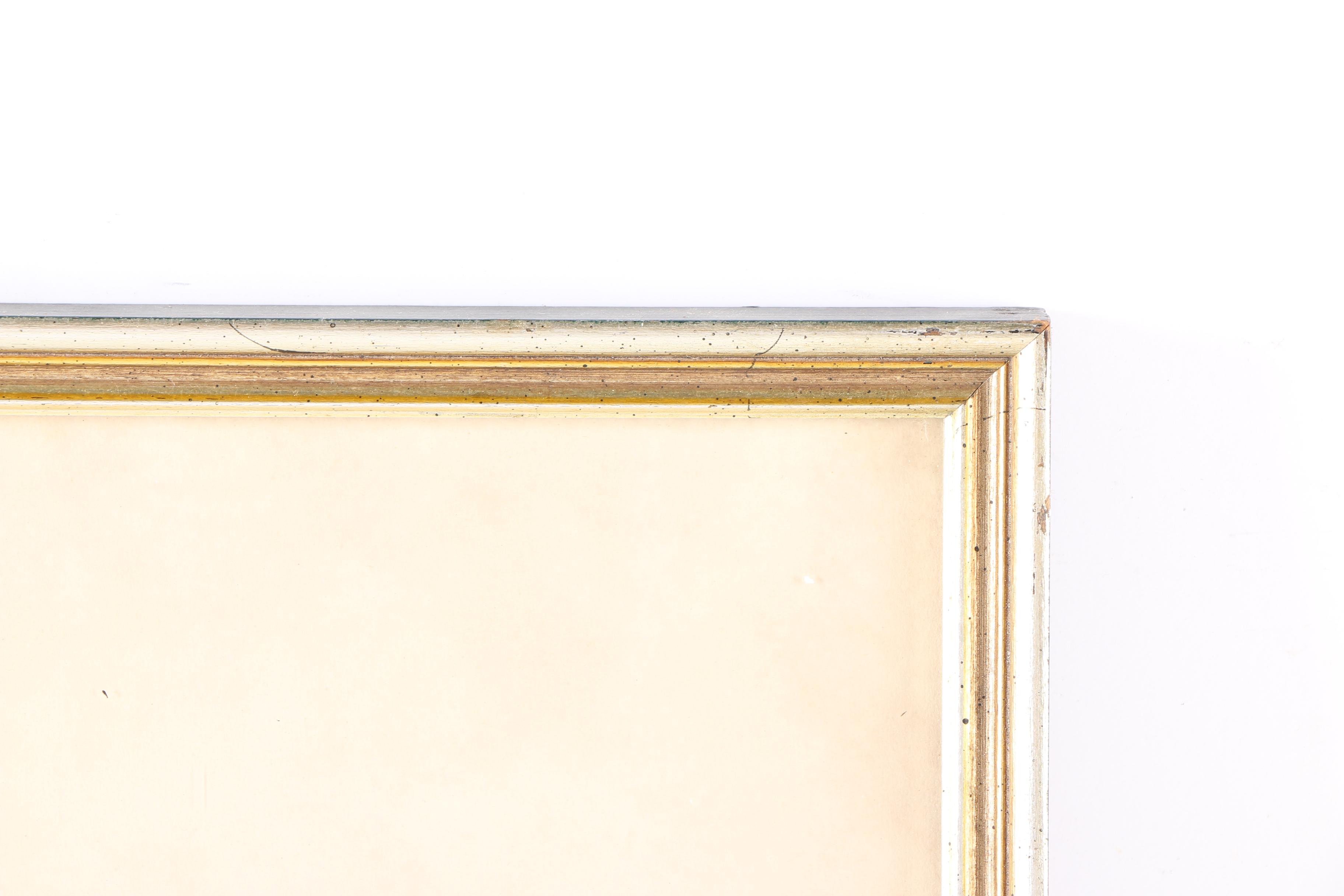 Pair Of Signed Prints Of European Architecture on Silk