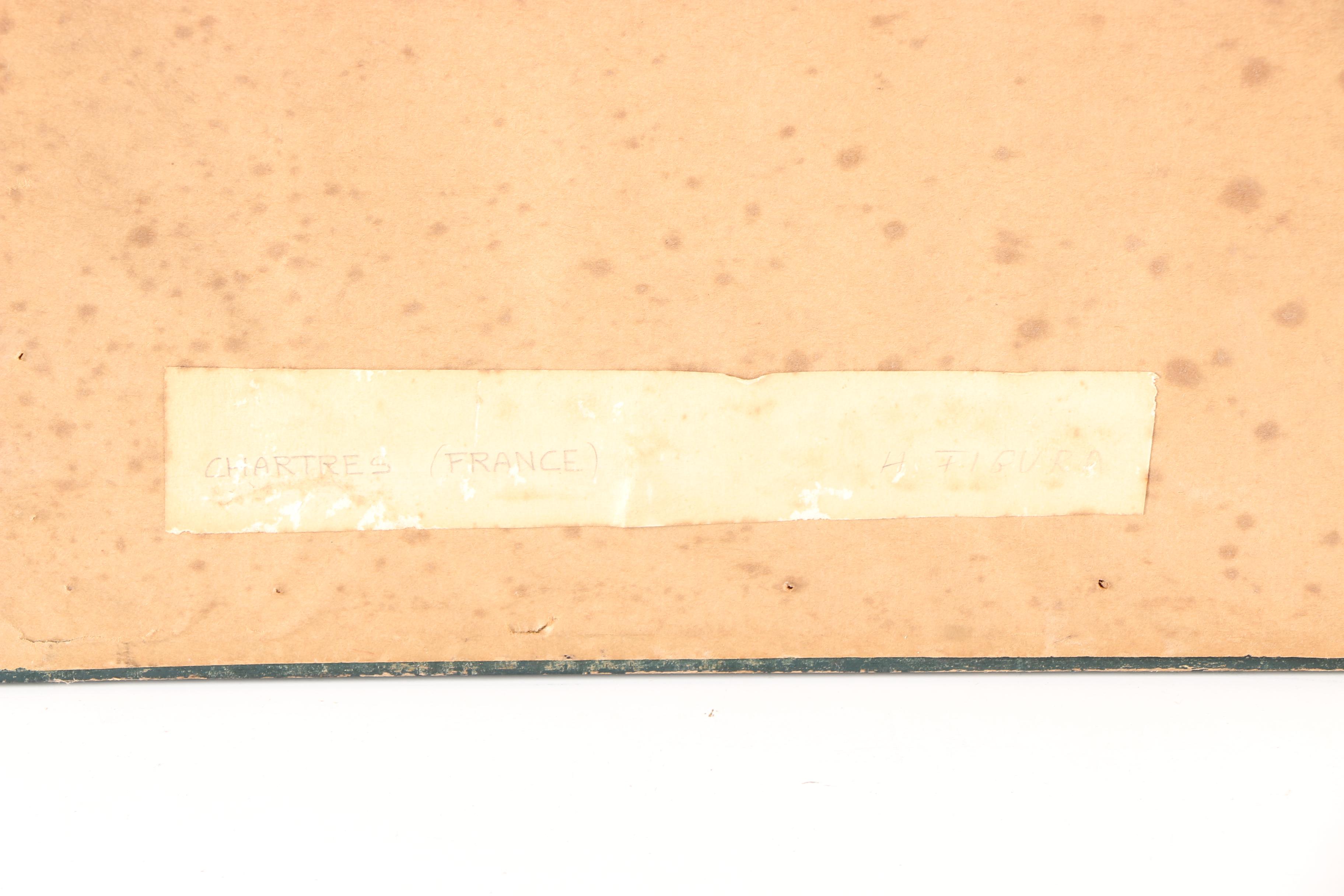 Pair Of Signed Prints Of European Architecture on Silk