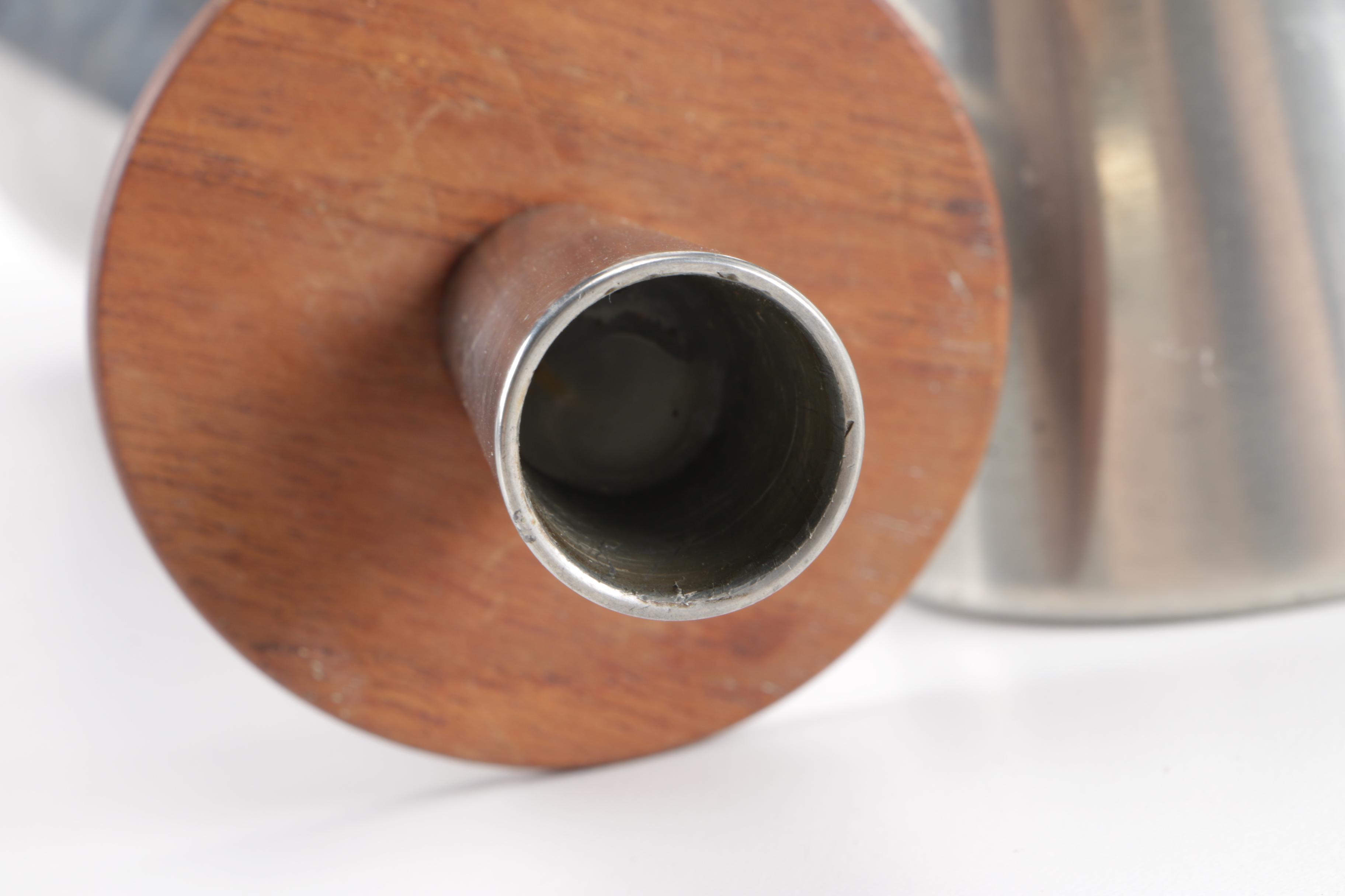 Royal Holland Pewter Tea Service and Candlesticks