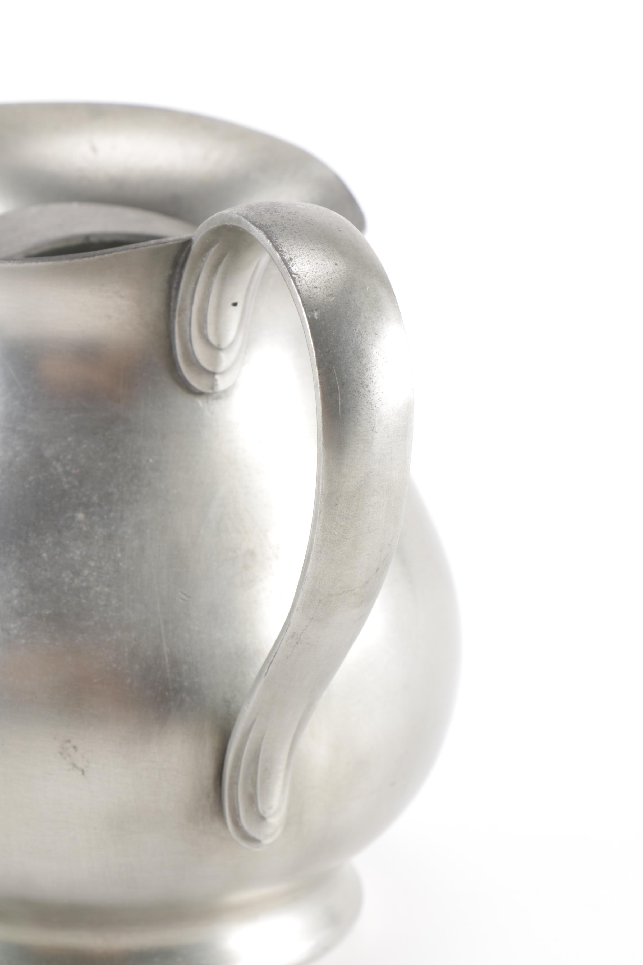 Royal Holland Pewter Tea Service and Candlesticks