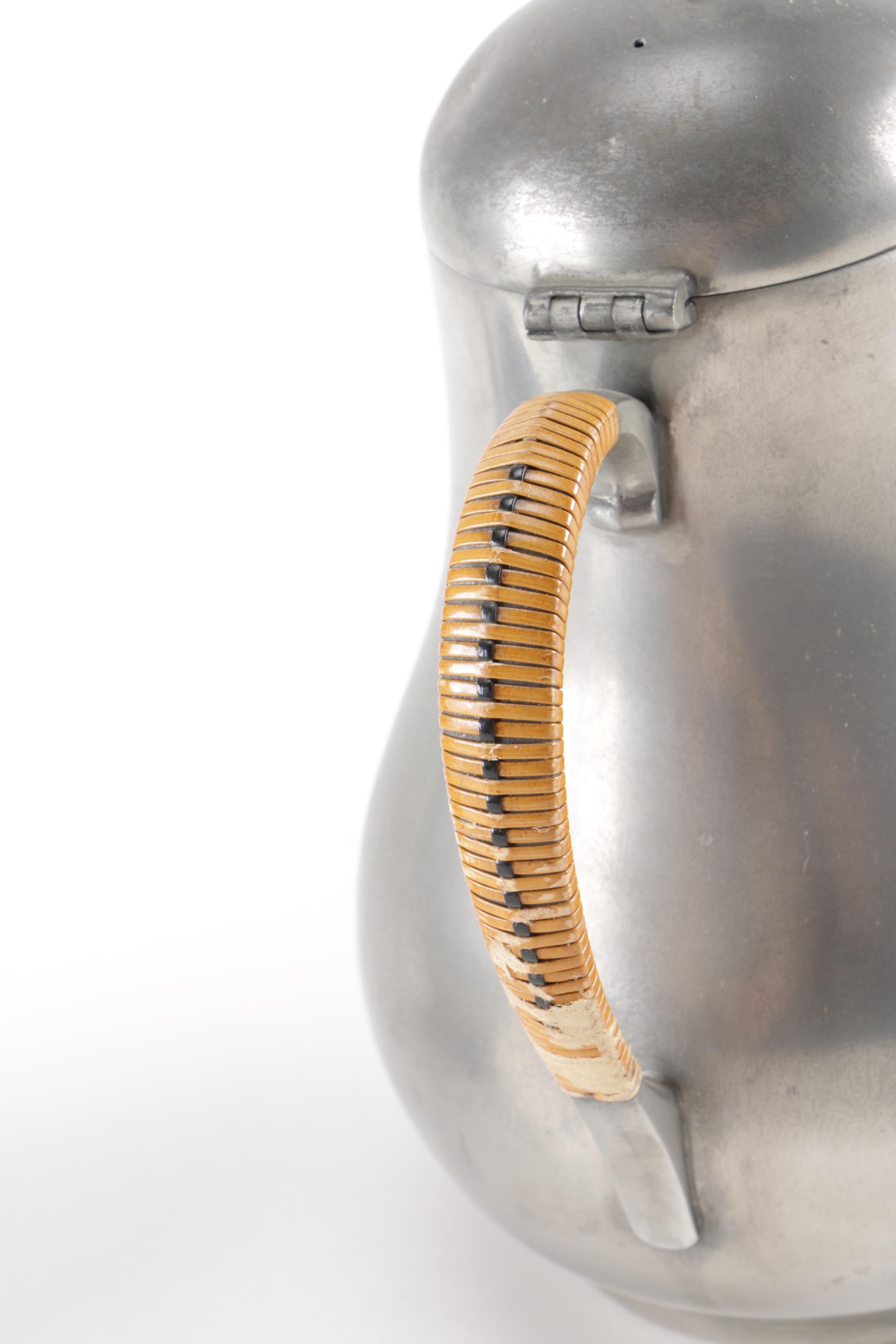 Royal Holland Pewter Tea Service and Candlesticks