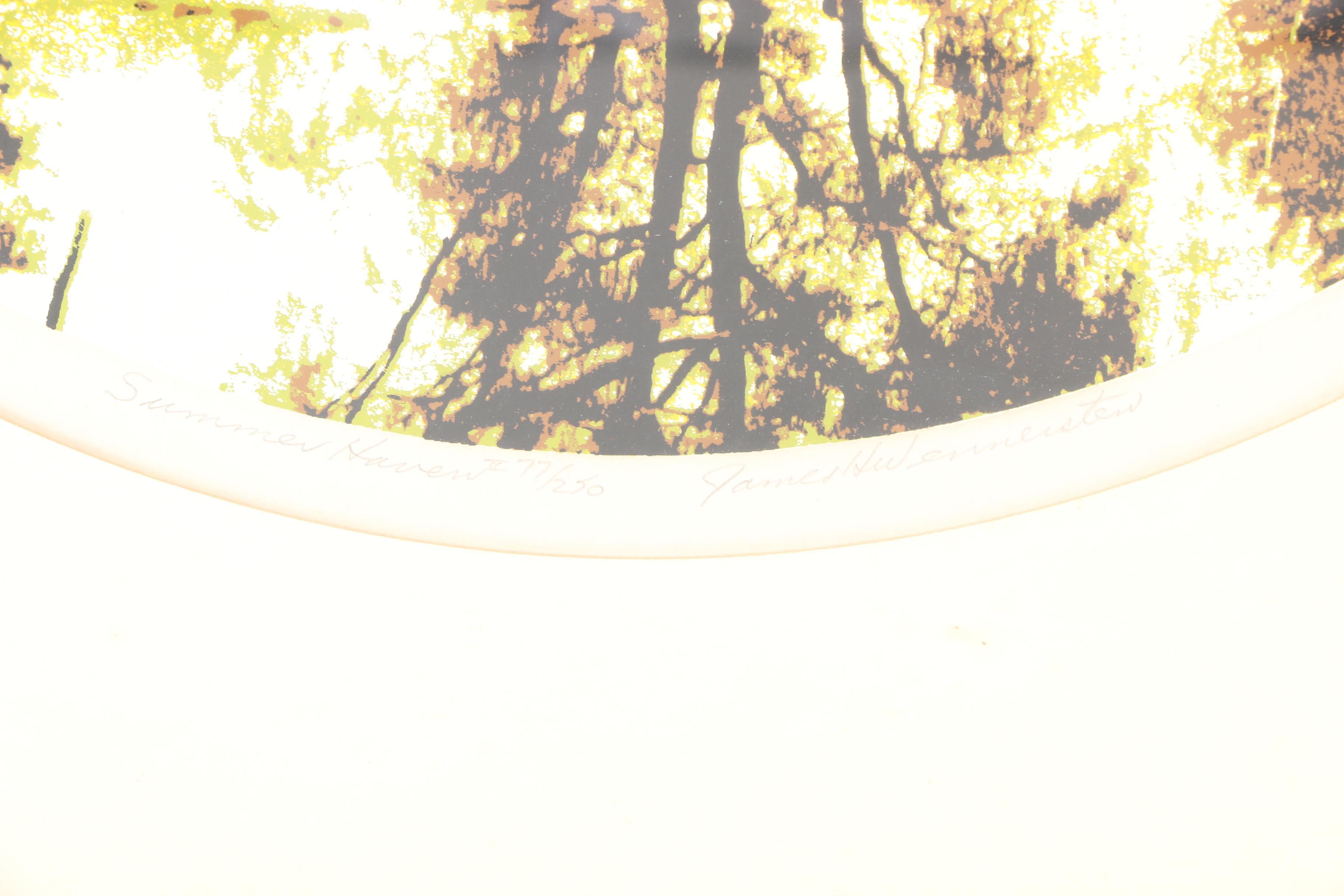 James H. Wennersten Serigraph "Summer Haven II"