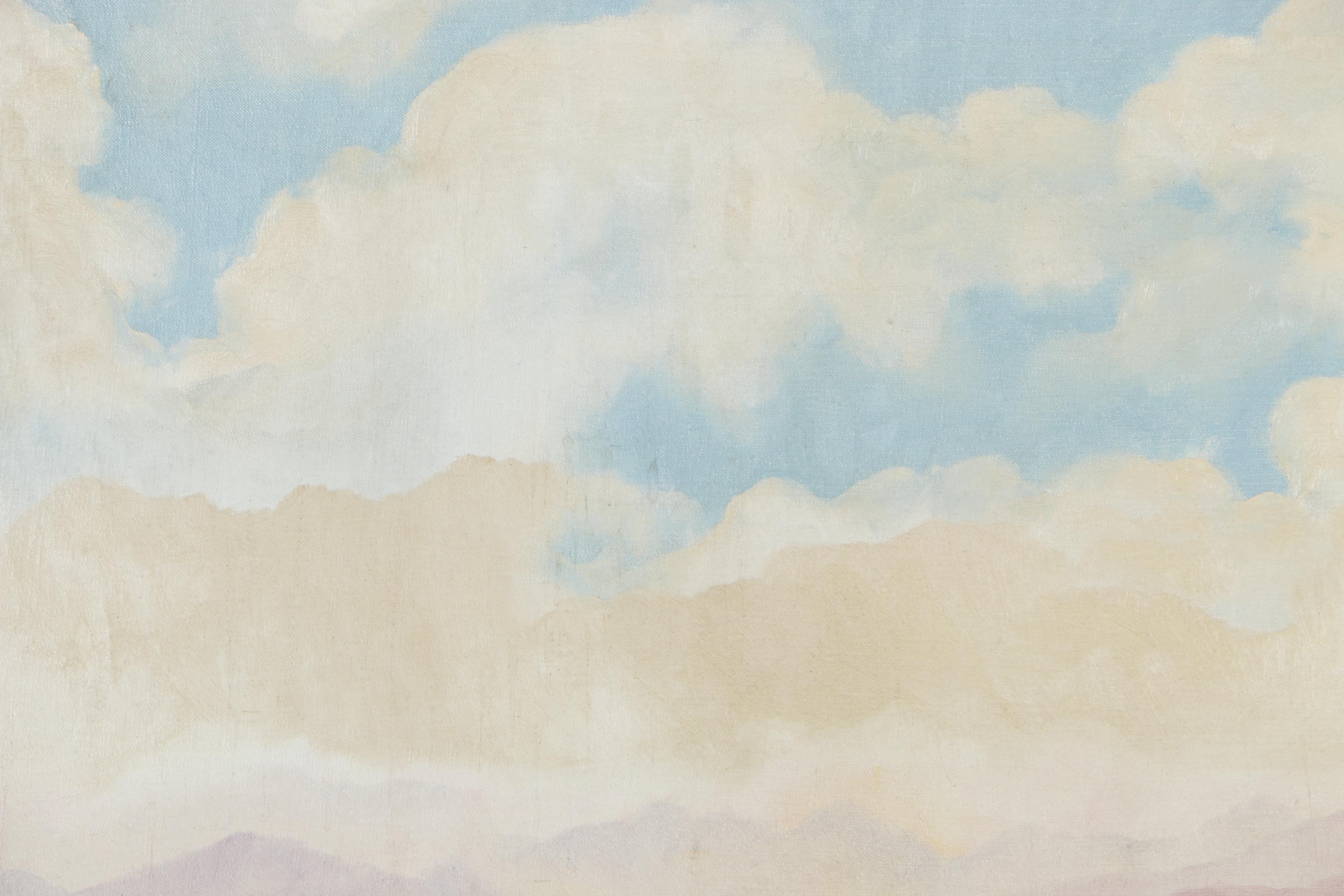 Edward Byrne Oil Painting on Canvas "Elephants"