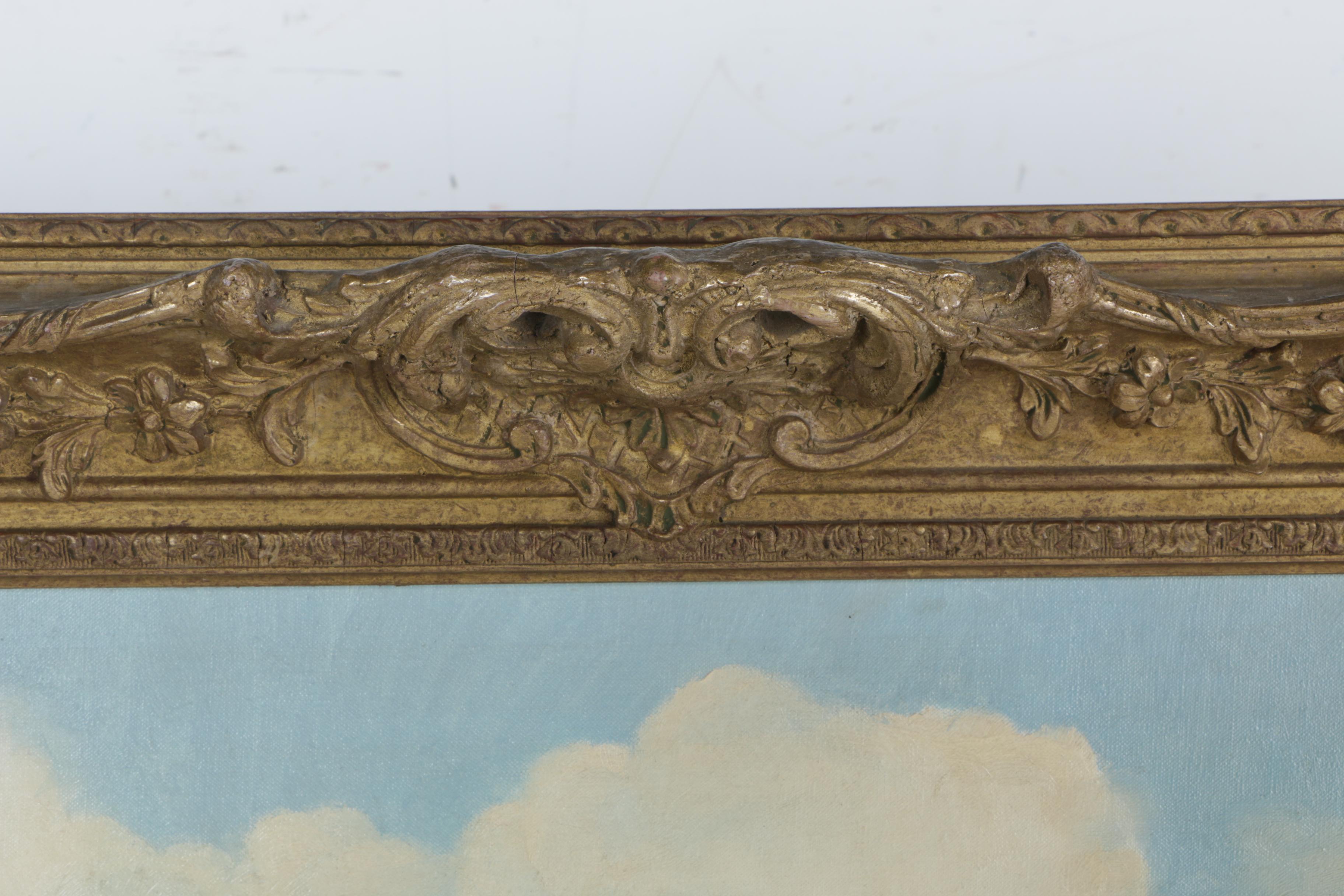 Edward Byrne Oil Painting on Canvas "Elephants"