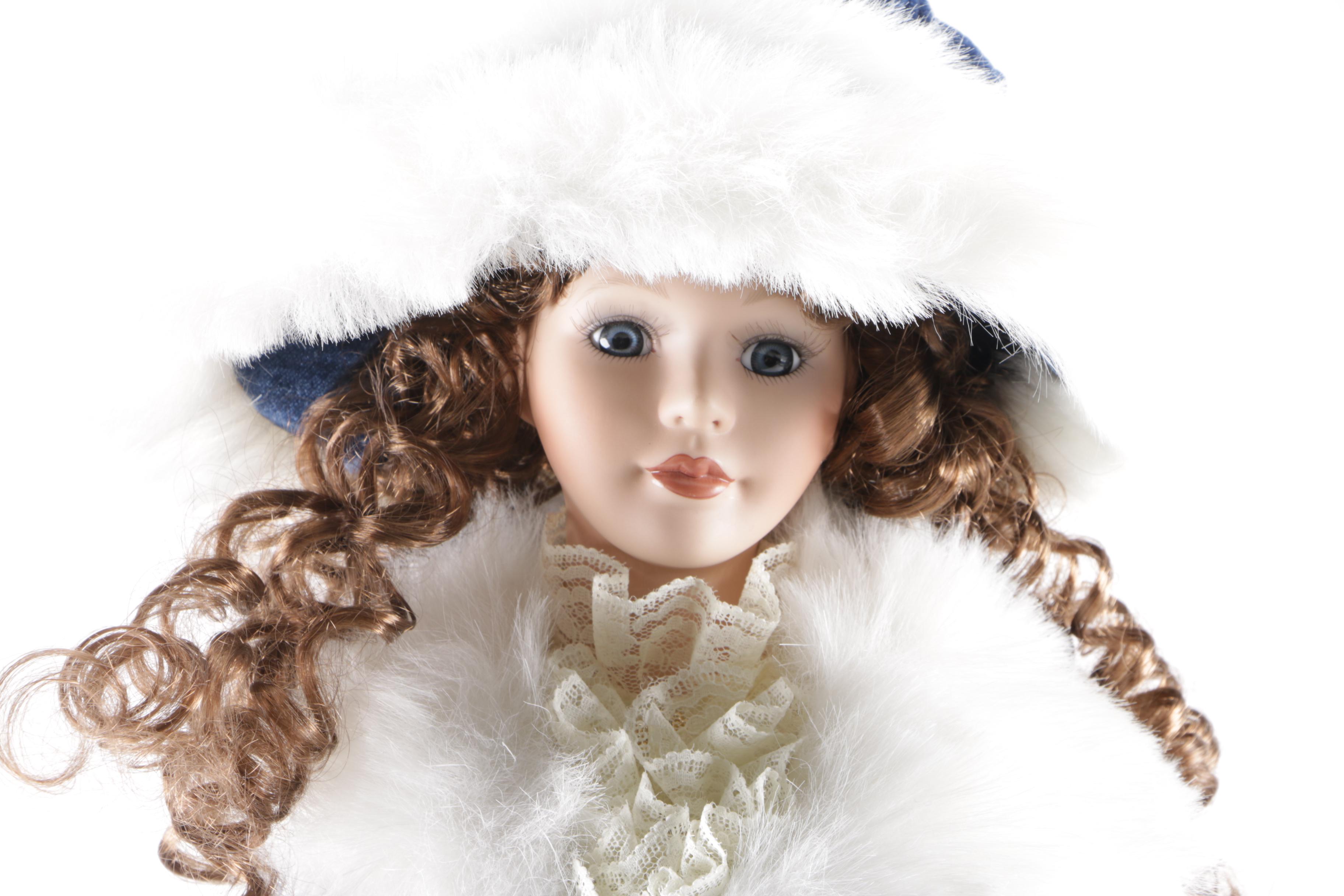 Belle Epoch Style Porcelain Doll