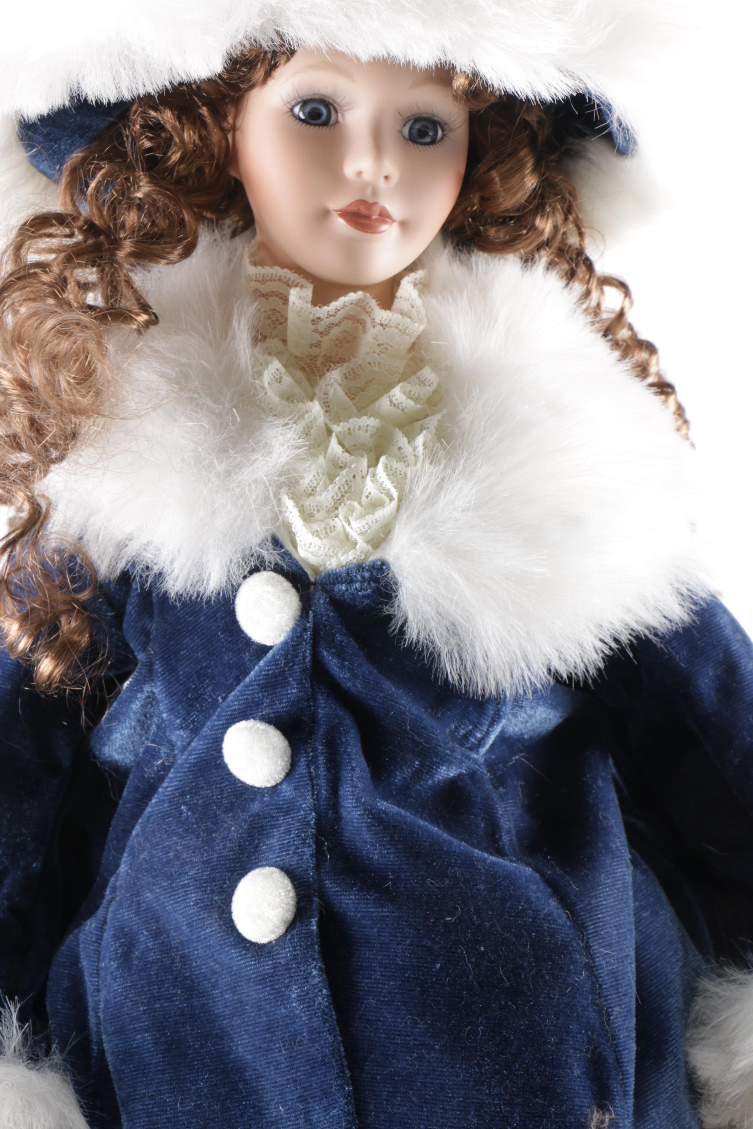 Belle Epoch Style Porcelain Doll
