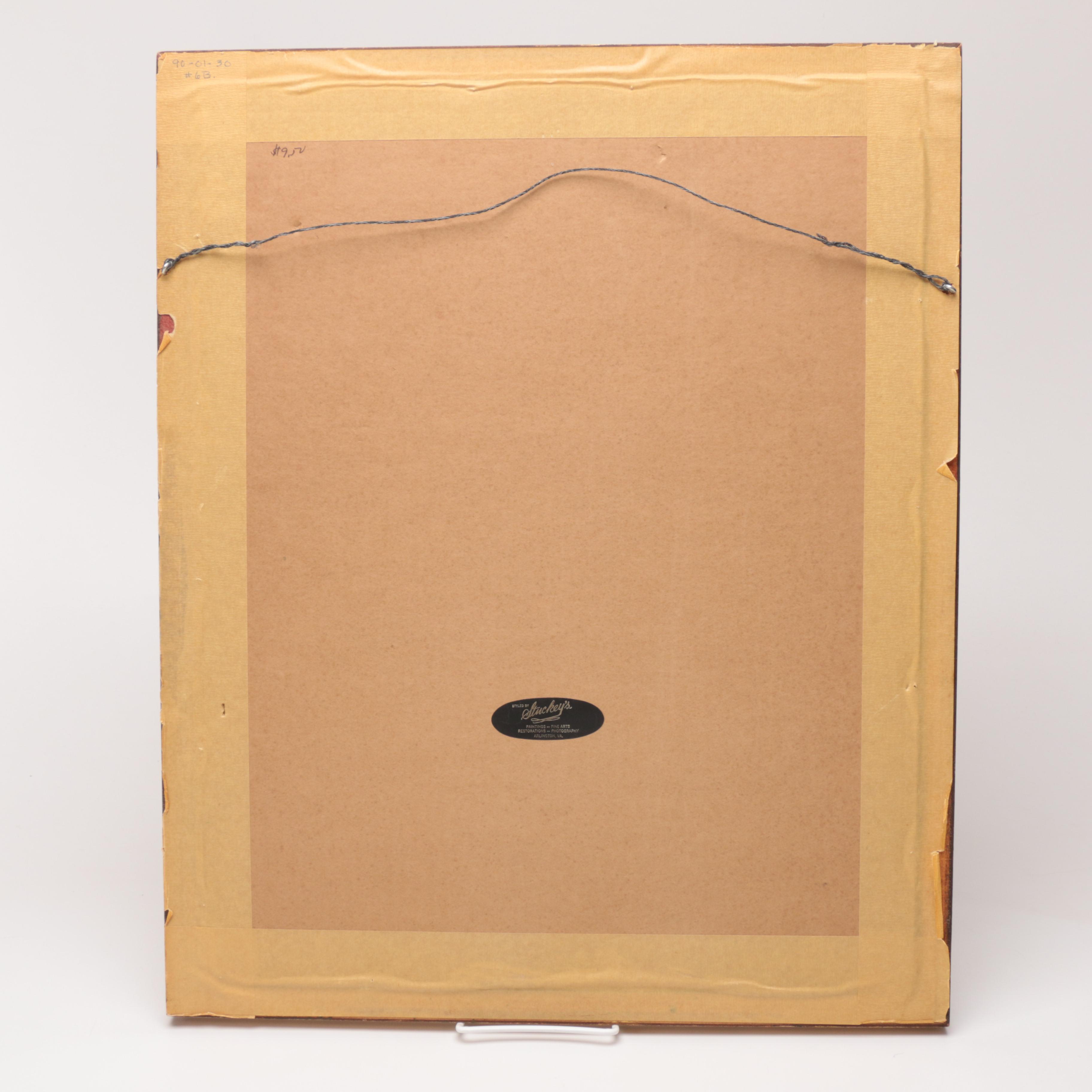 John Haymson Offset Lithograph "Governor's Palace, Williamsburg"