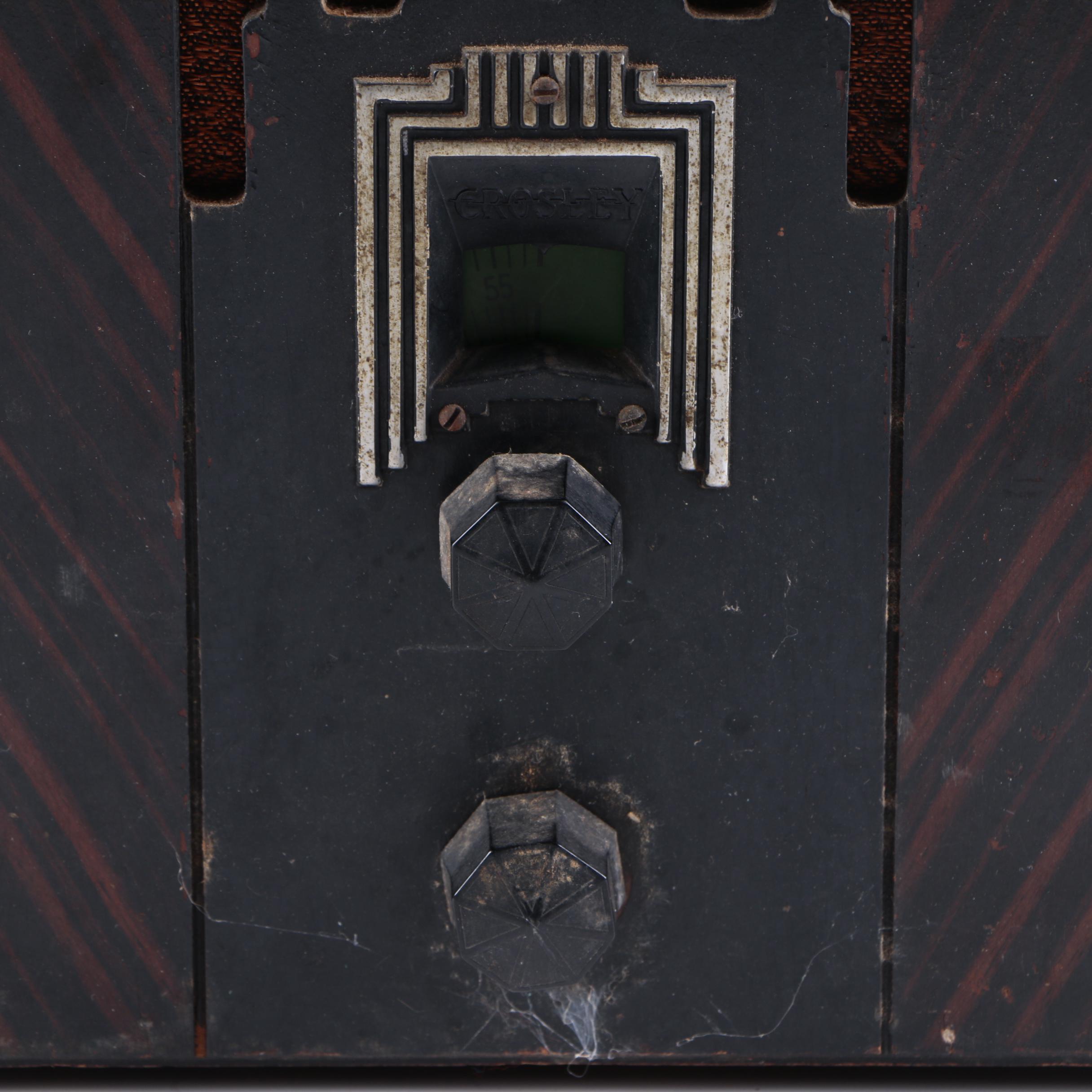 Vintage Crosley Model 5M3 "Fiver Junior" Tombstone Radio