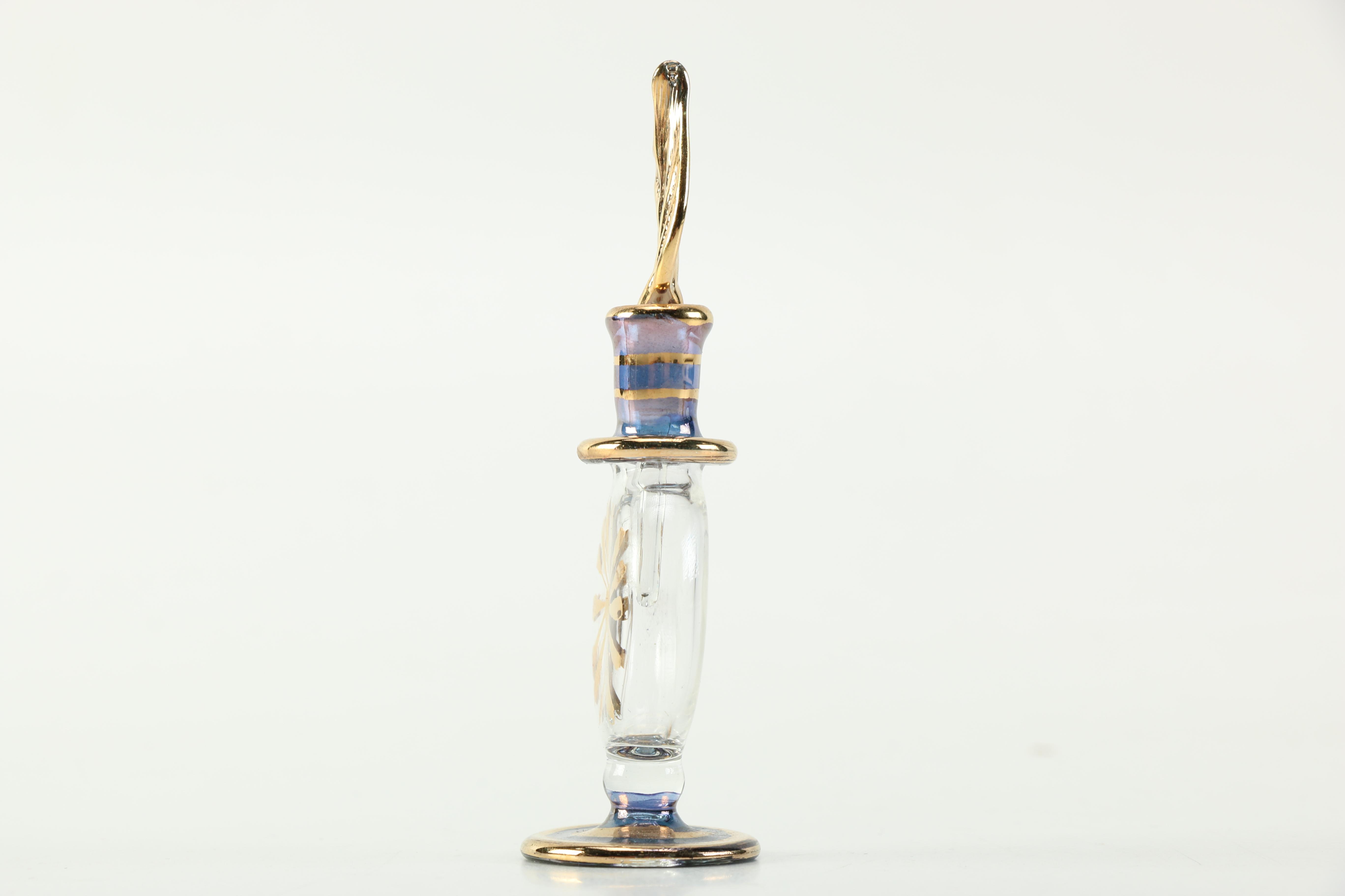 Collection of Blown Glass Perfume Bottles