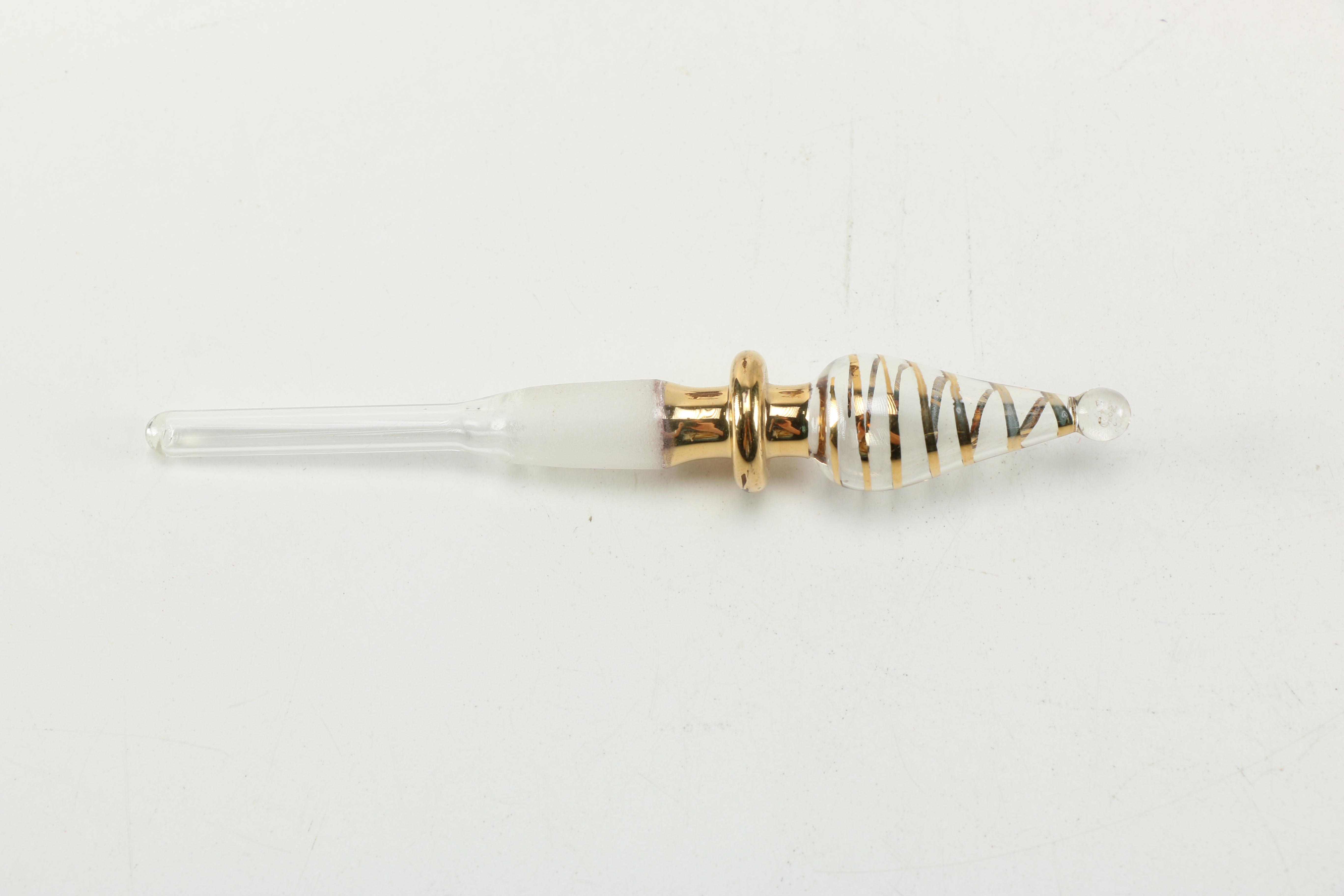 Collection of Blown Glass Perfume Bottles