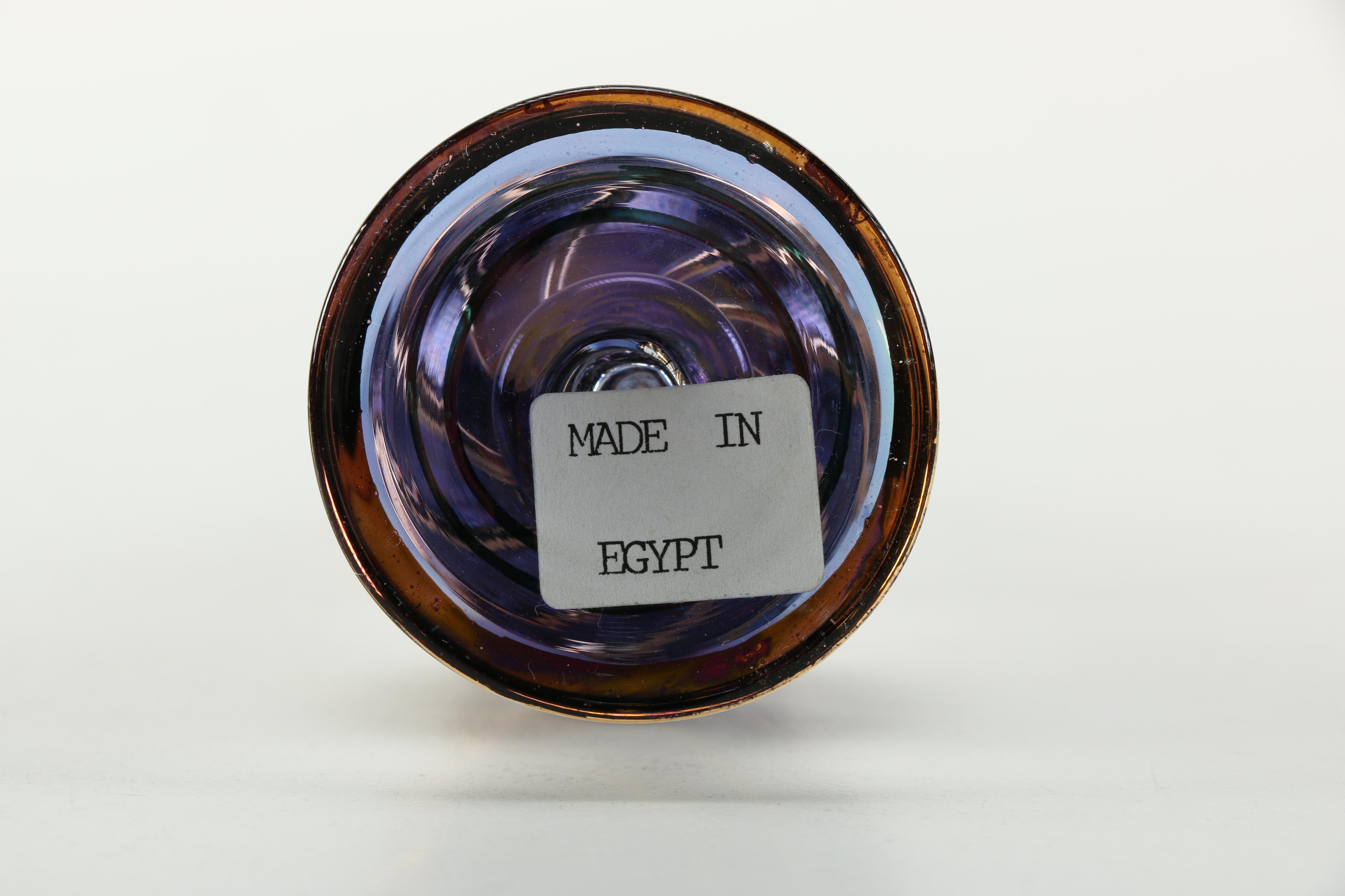 Collection of Blown Glass Perfume Bottles