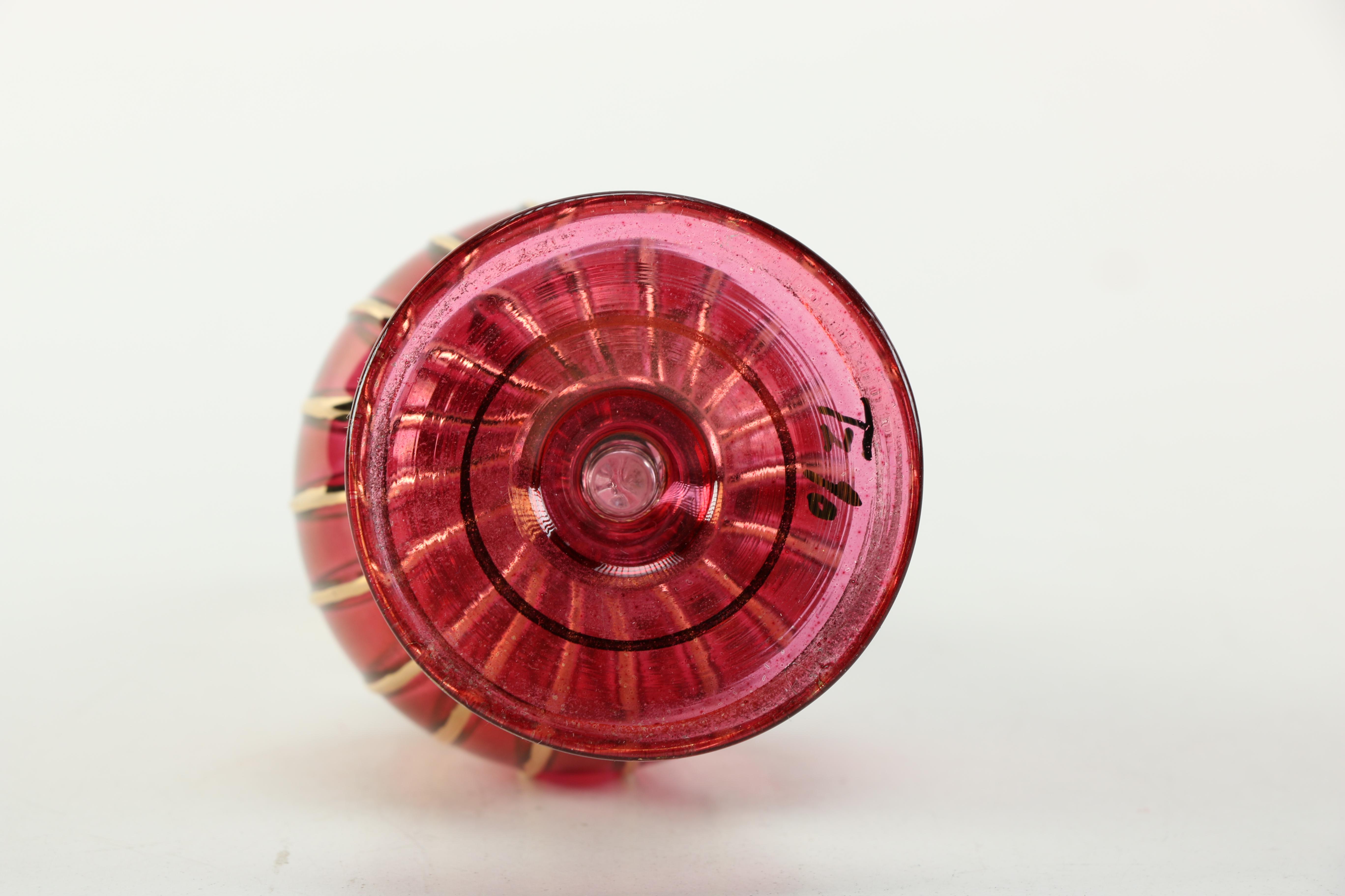 Collection of Blown Glass Perfume Bottles