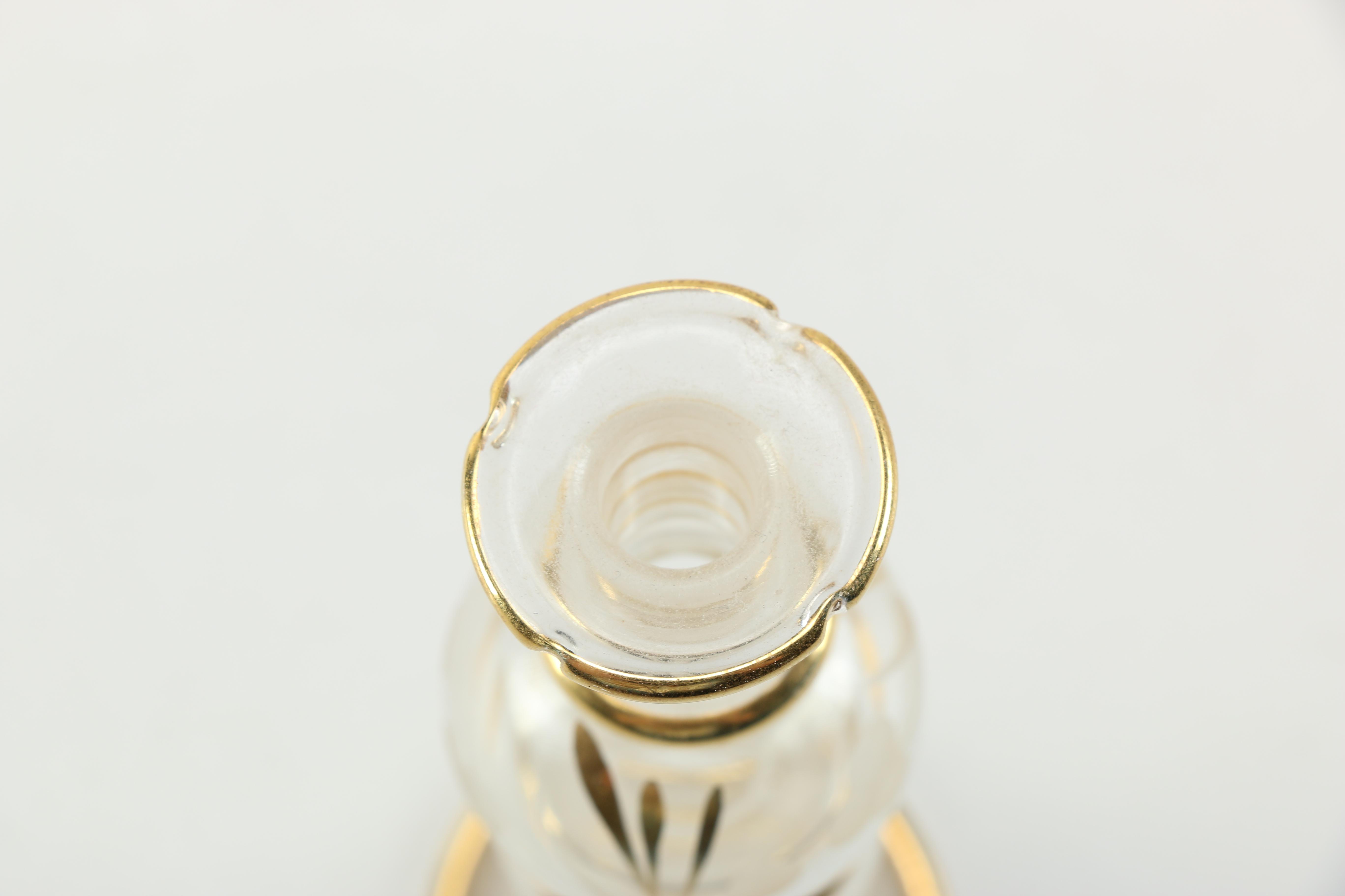 Collection of Blown Glass Perfume Bottles