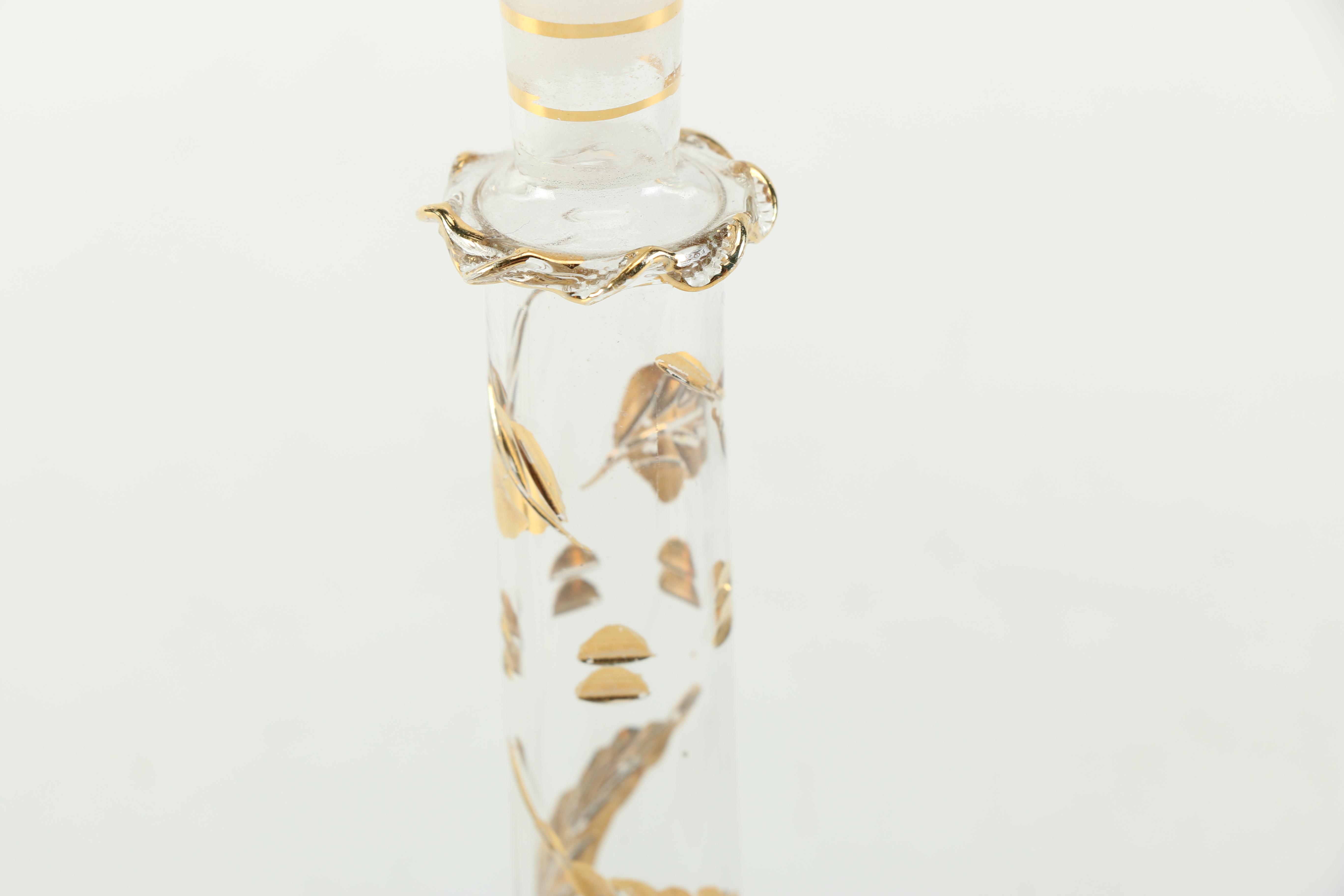 Collection of Blown Glass Perfume Bottles