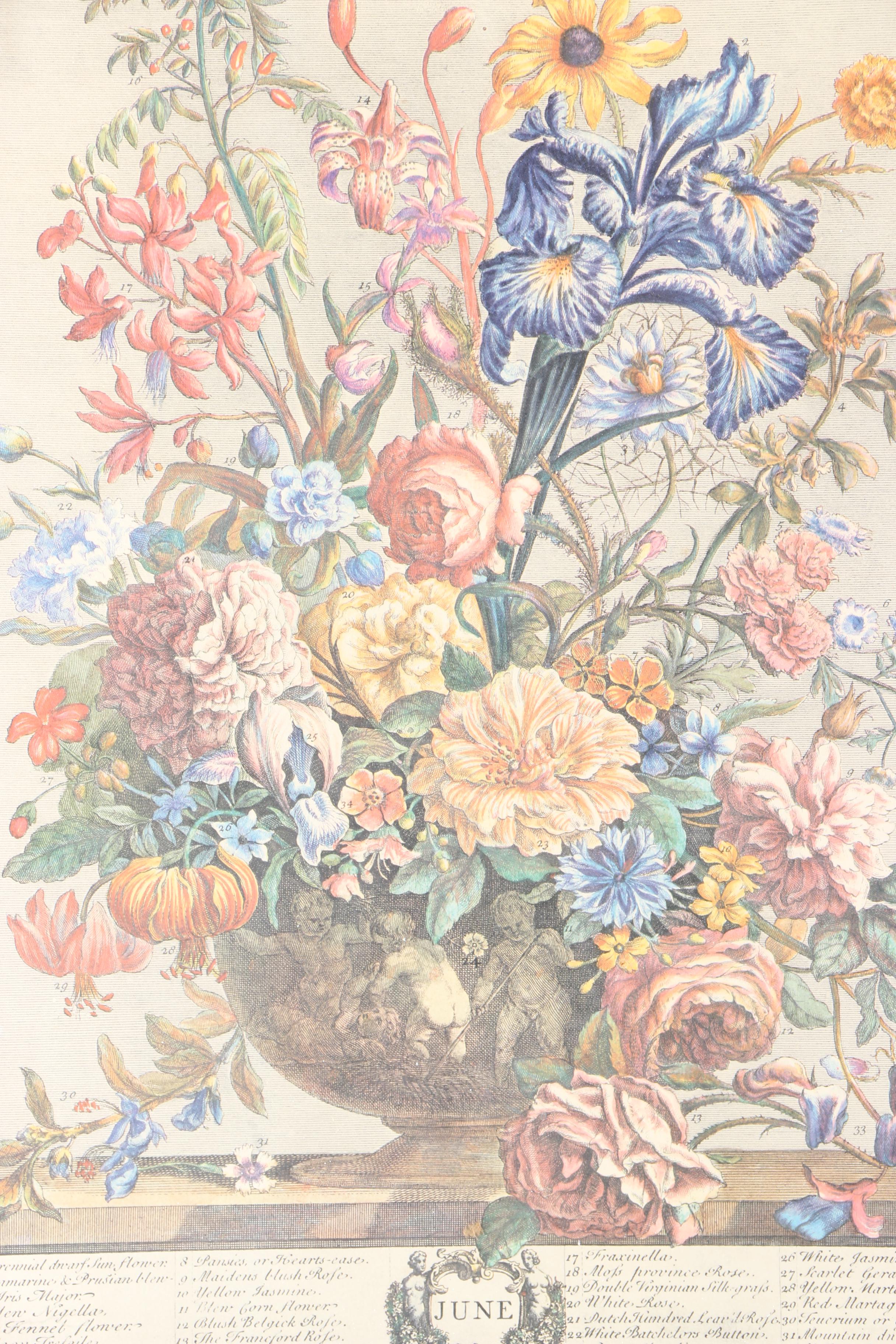 Pieter Casteels III Offset Lithograph Print "June"