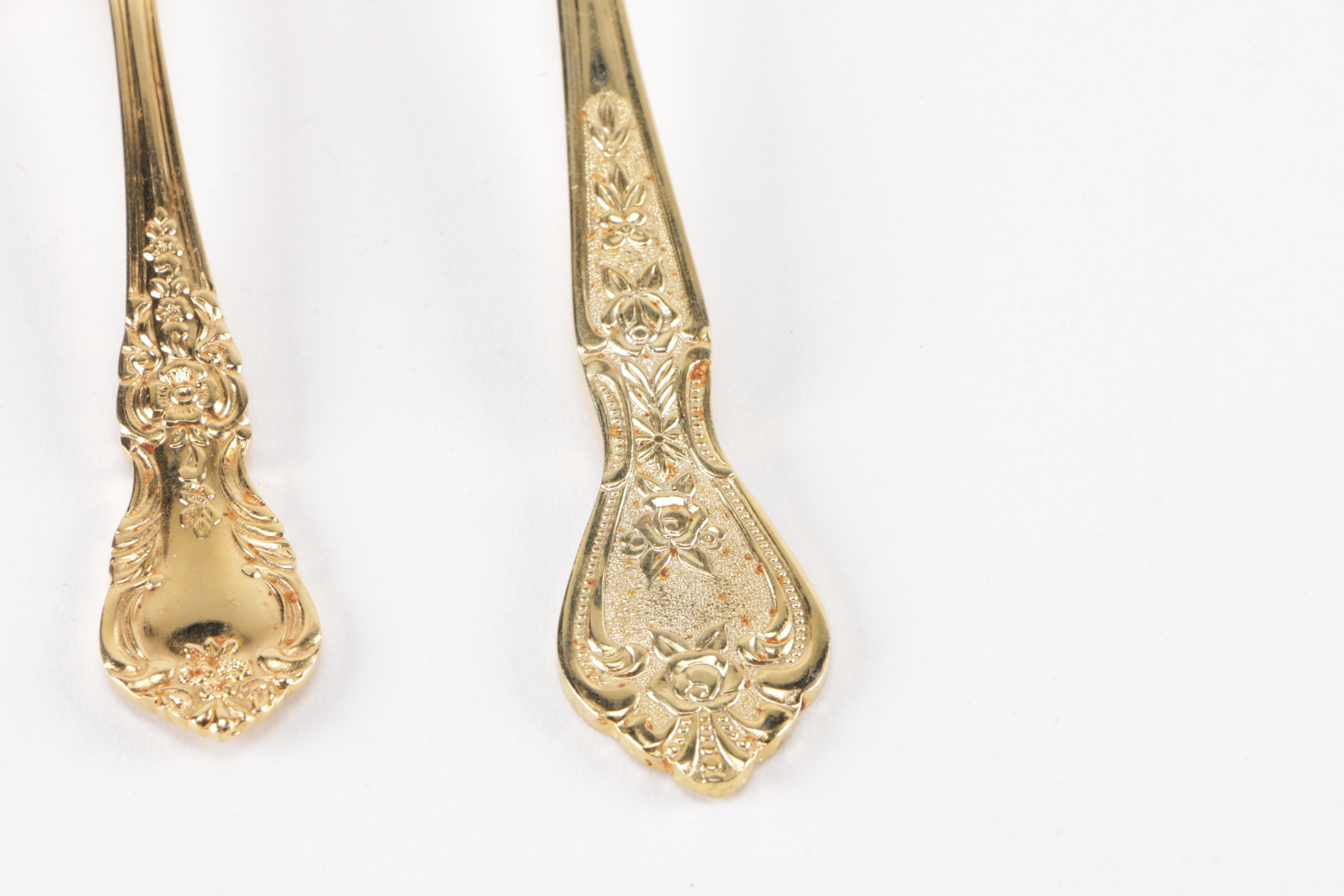 Home Concepts Gold Tone Stainless Steel Flatware Set