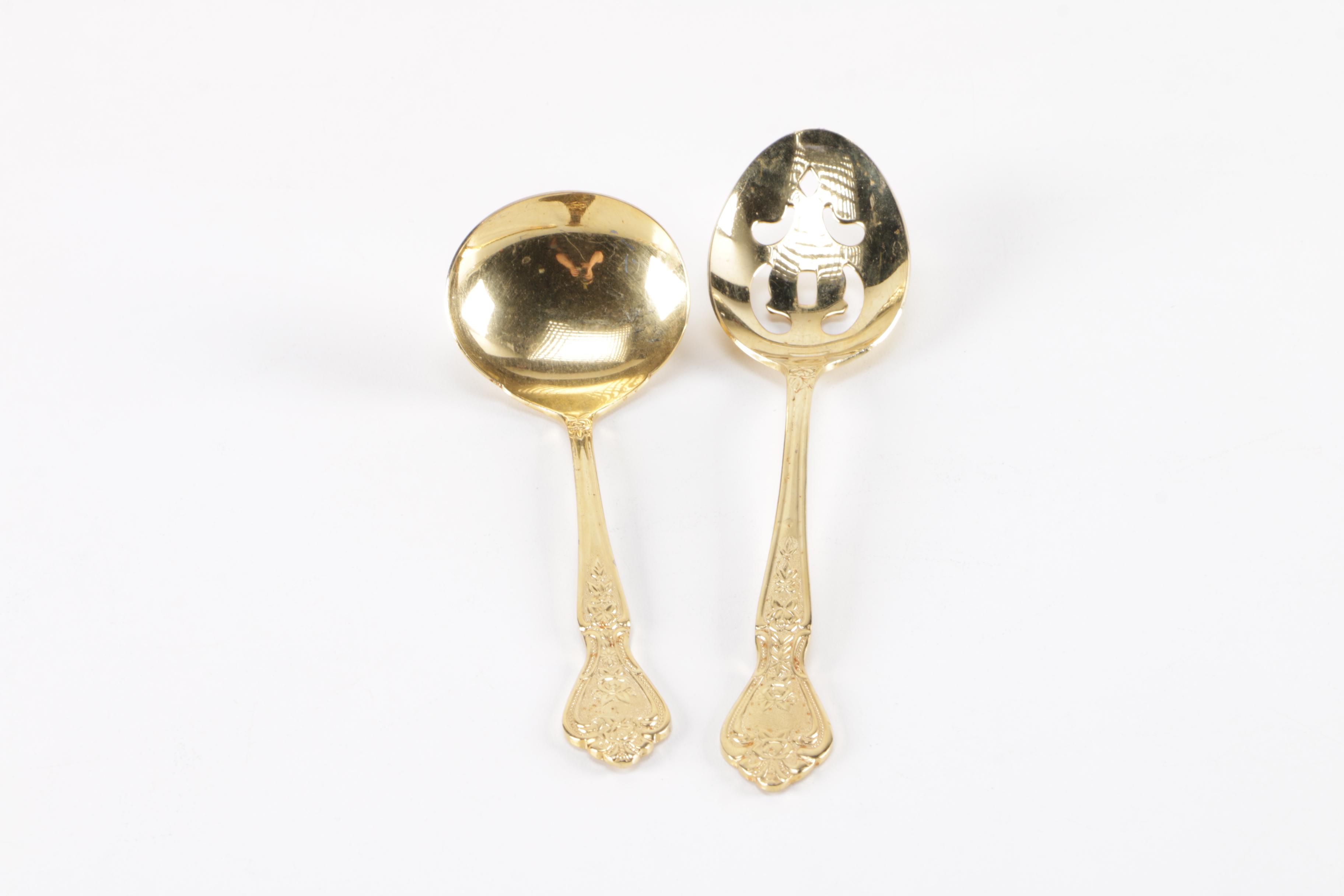 Home Concepts Gold Tone Stainless Steel Flatware Set