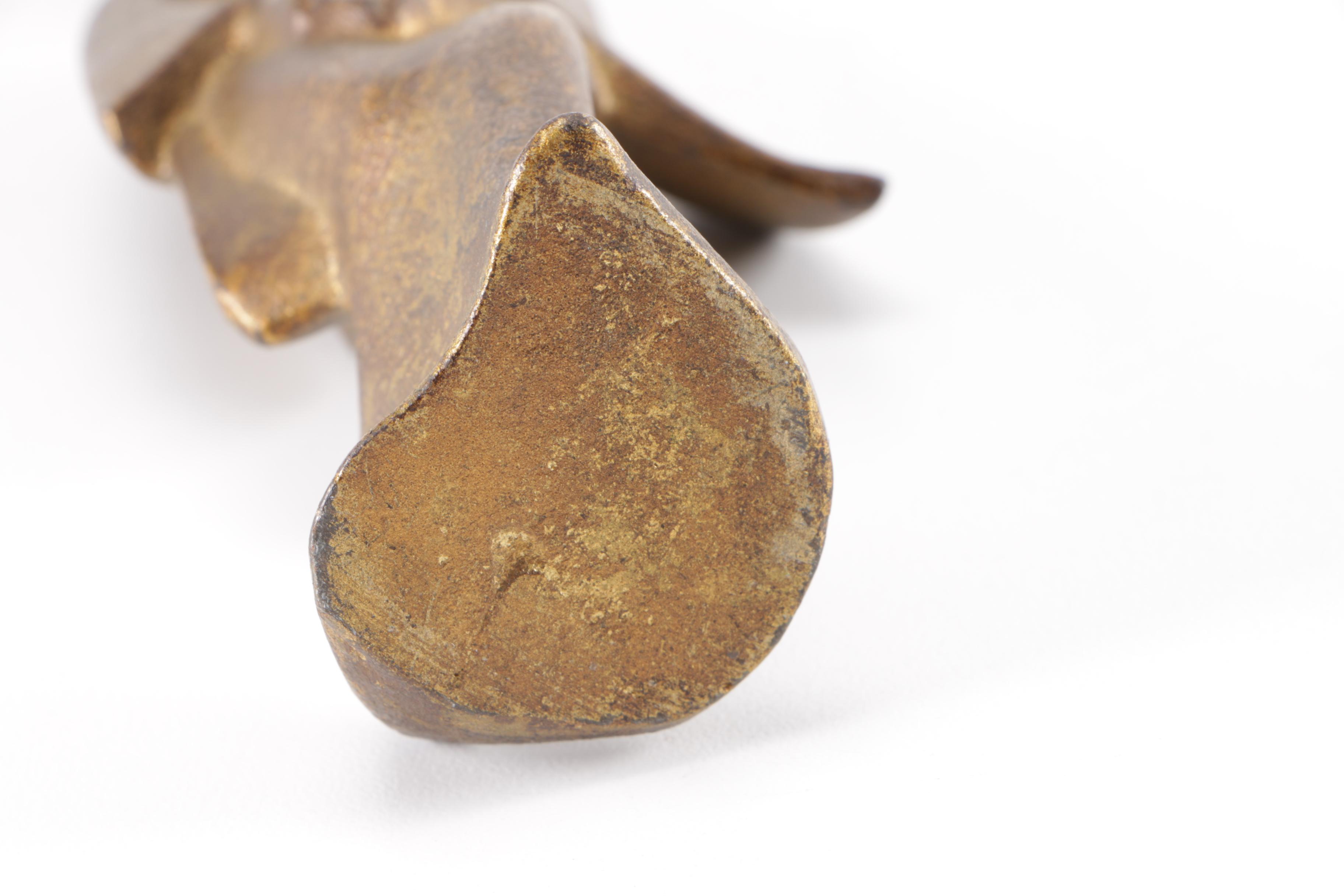 Two Iron Japanese Style Women Figurines