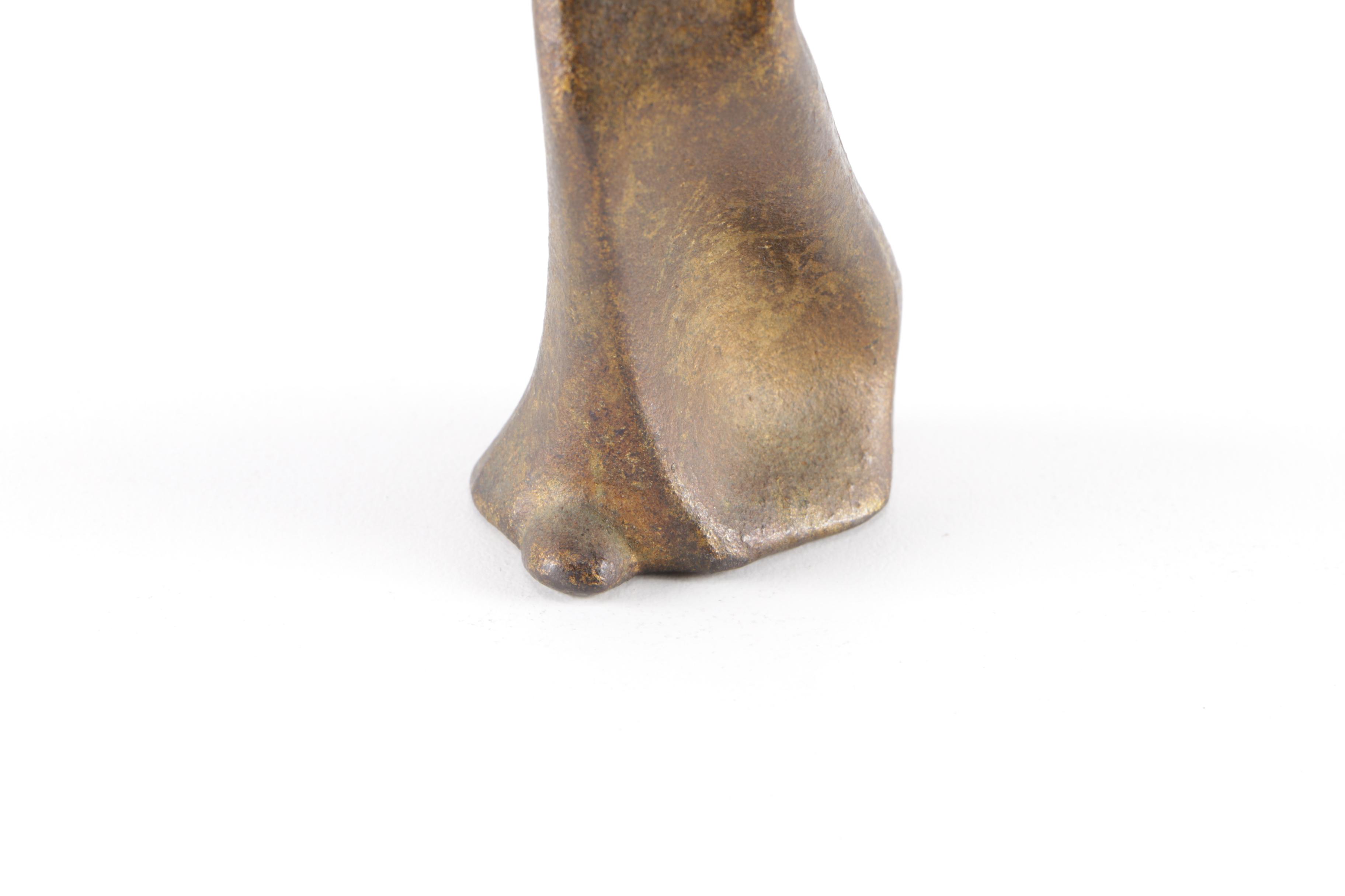 Two Iron Japanese Style Women Figurines