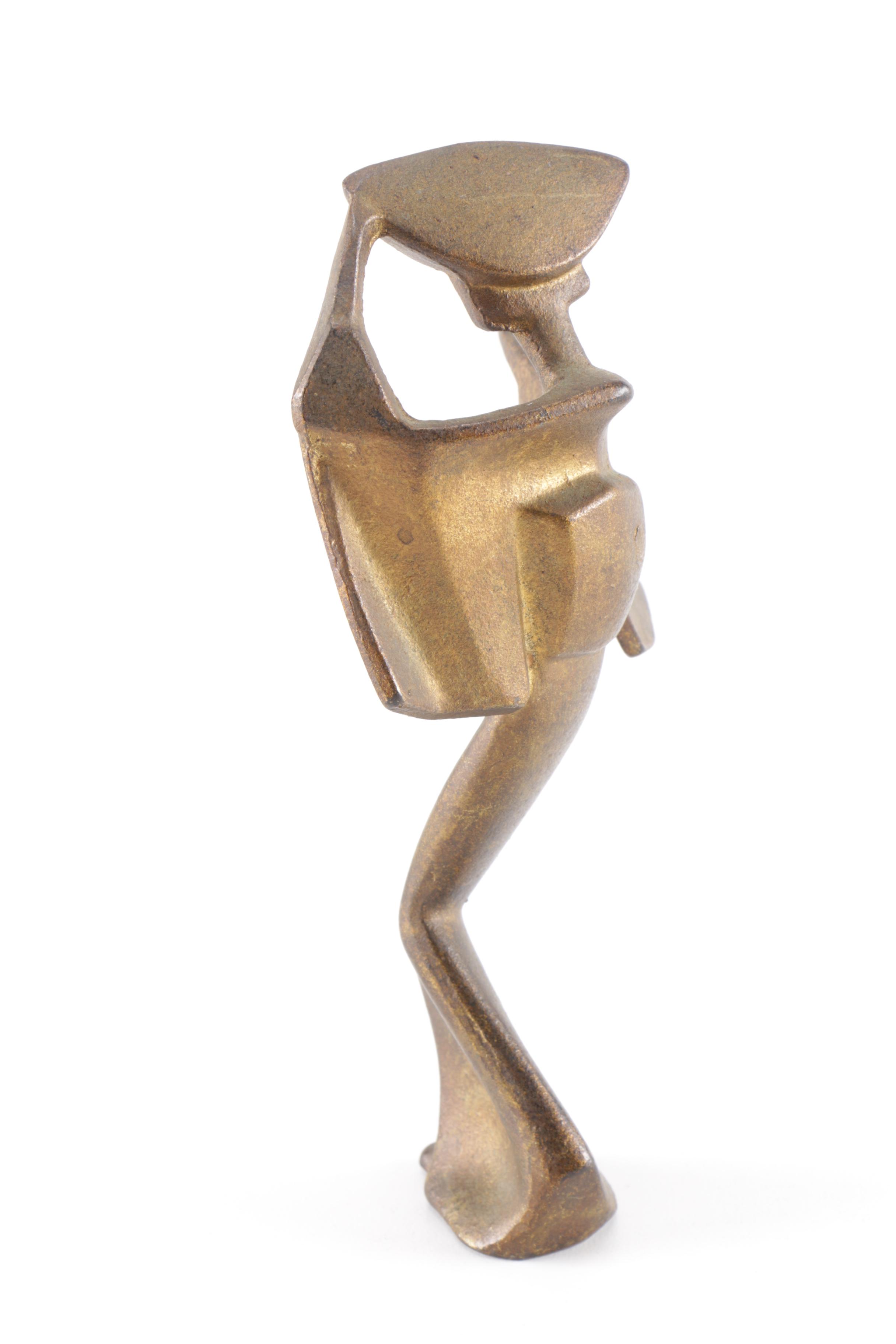 Two Iron Japanese Style Women Figurines