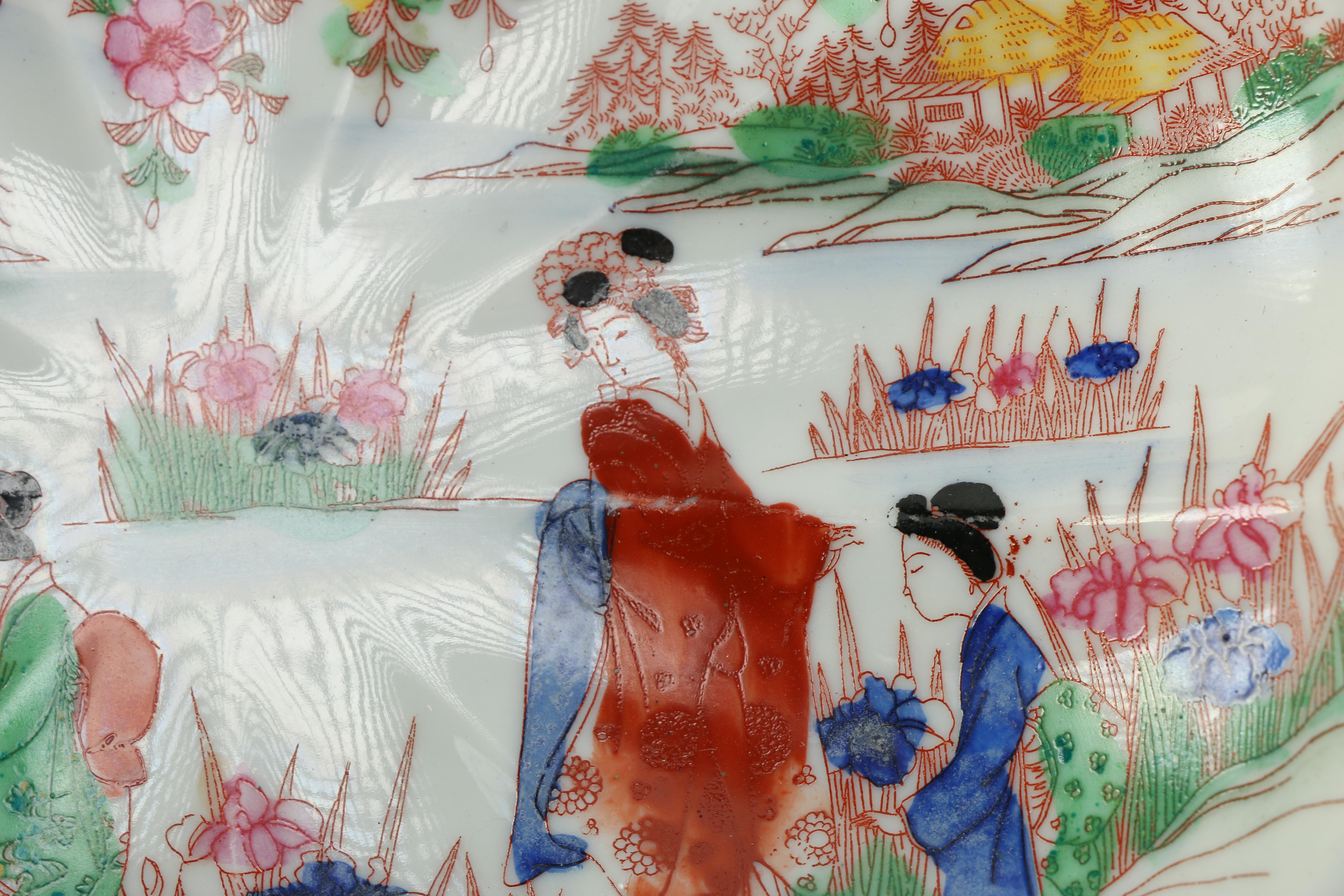 Collection of Hand Painted Japanese Porcelain Tableware