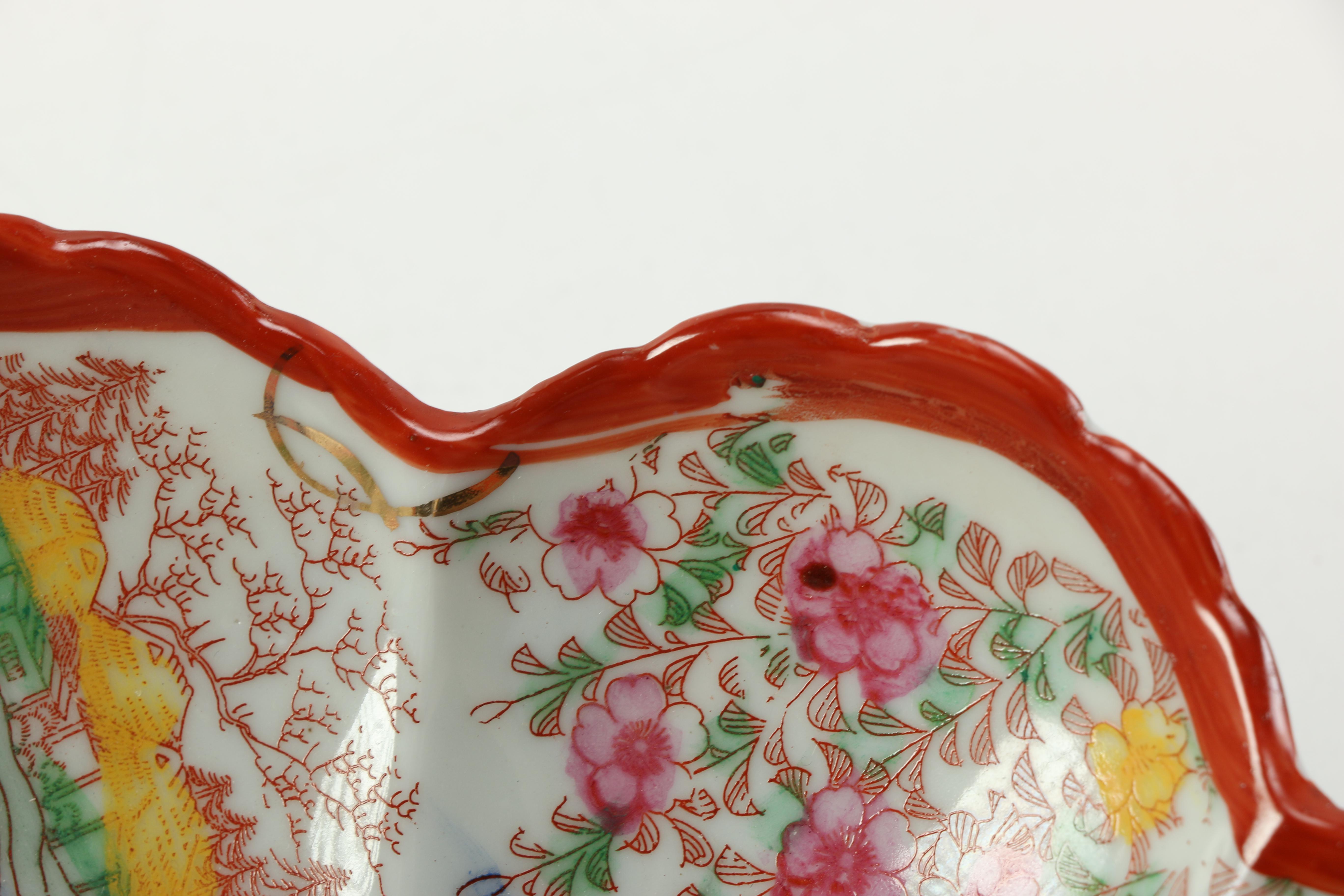 Collection of Hand Painted Japanese Porcelain Tableware