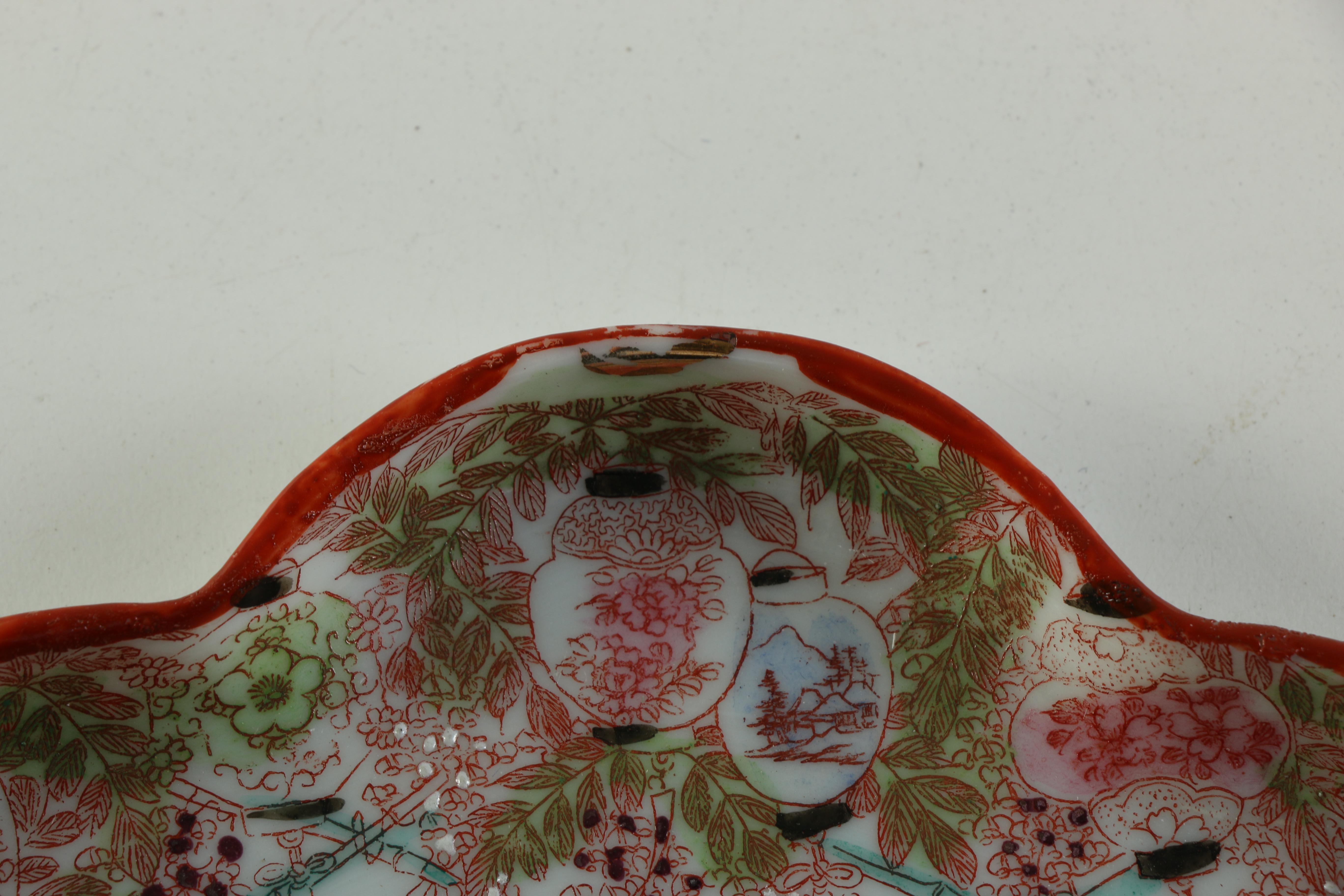 Collection of Hand Painted Japanese Porcelain Tableware