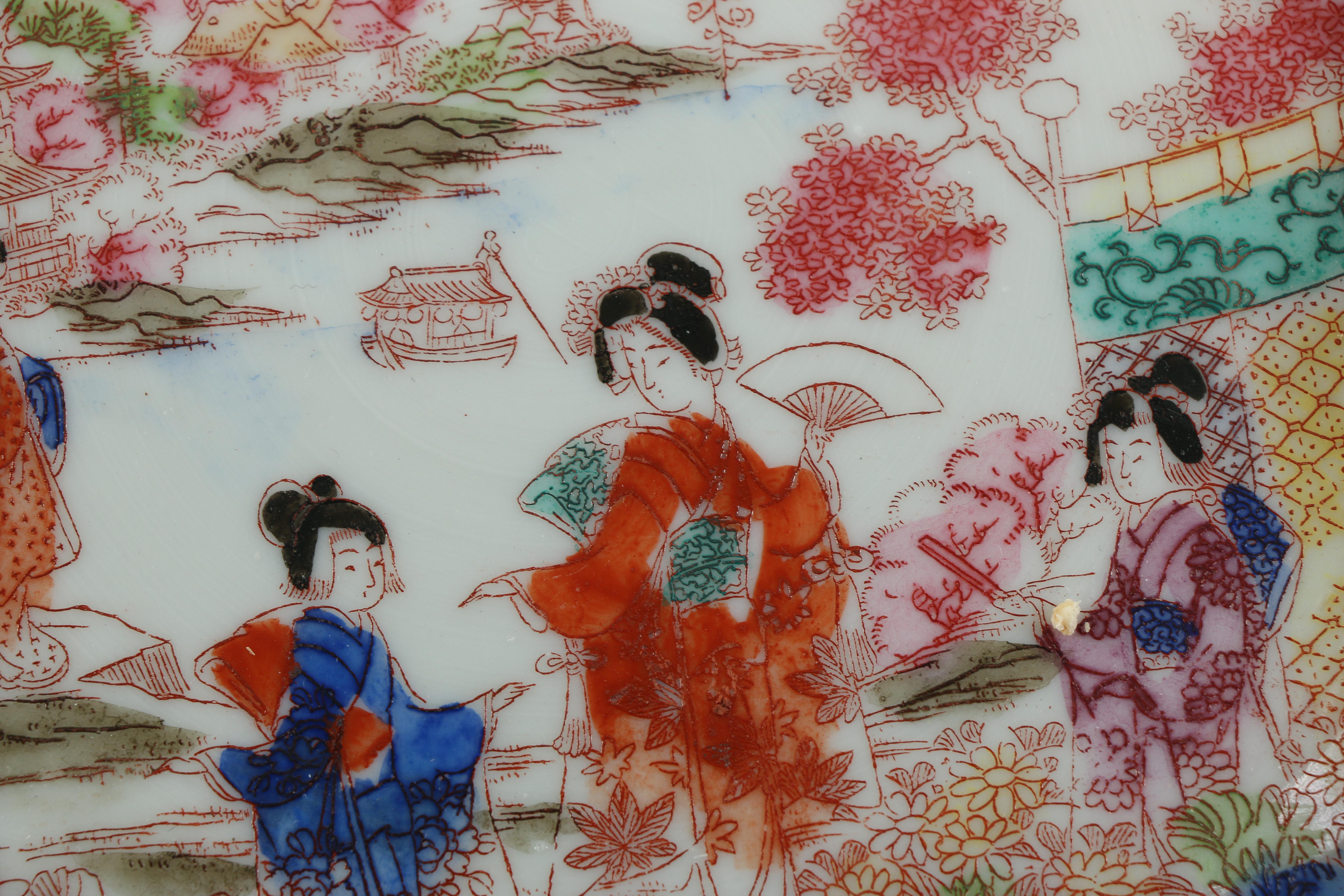 Collection of Hand Painted Japanese Porcelain Tableware