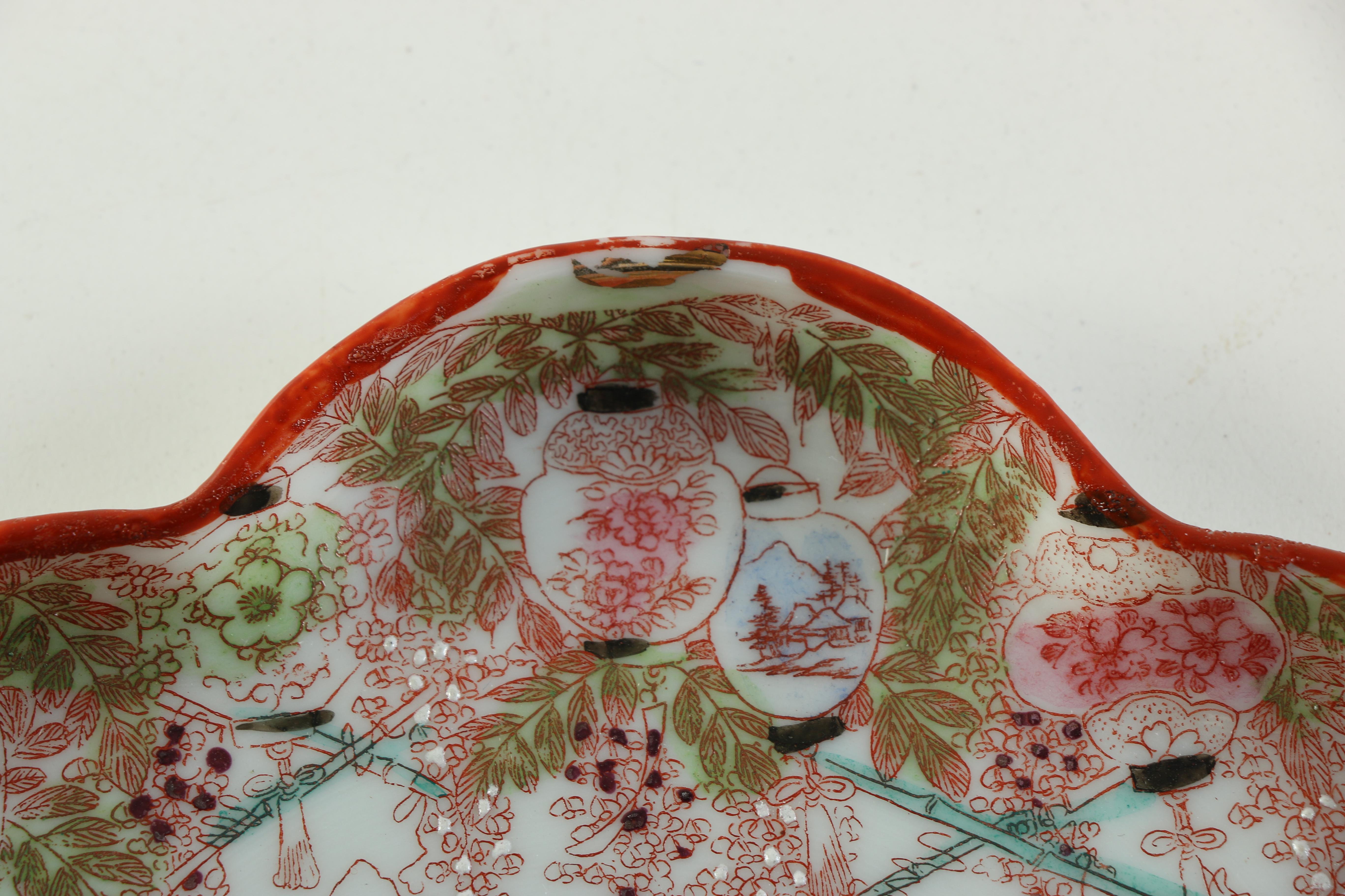 Collection of Hand Painted Japanese Porcelain Tableware
