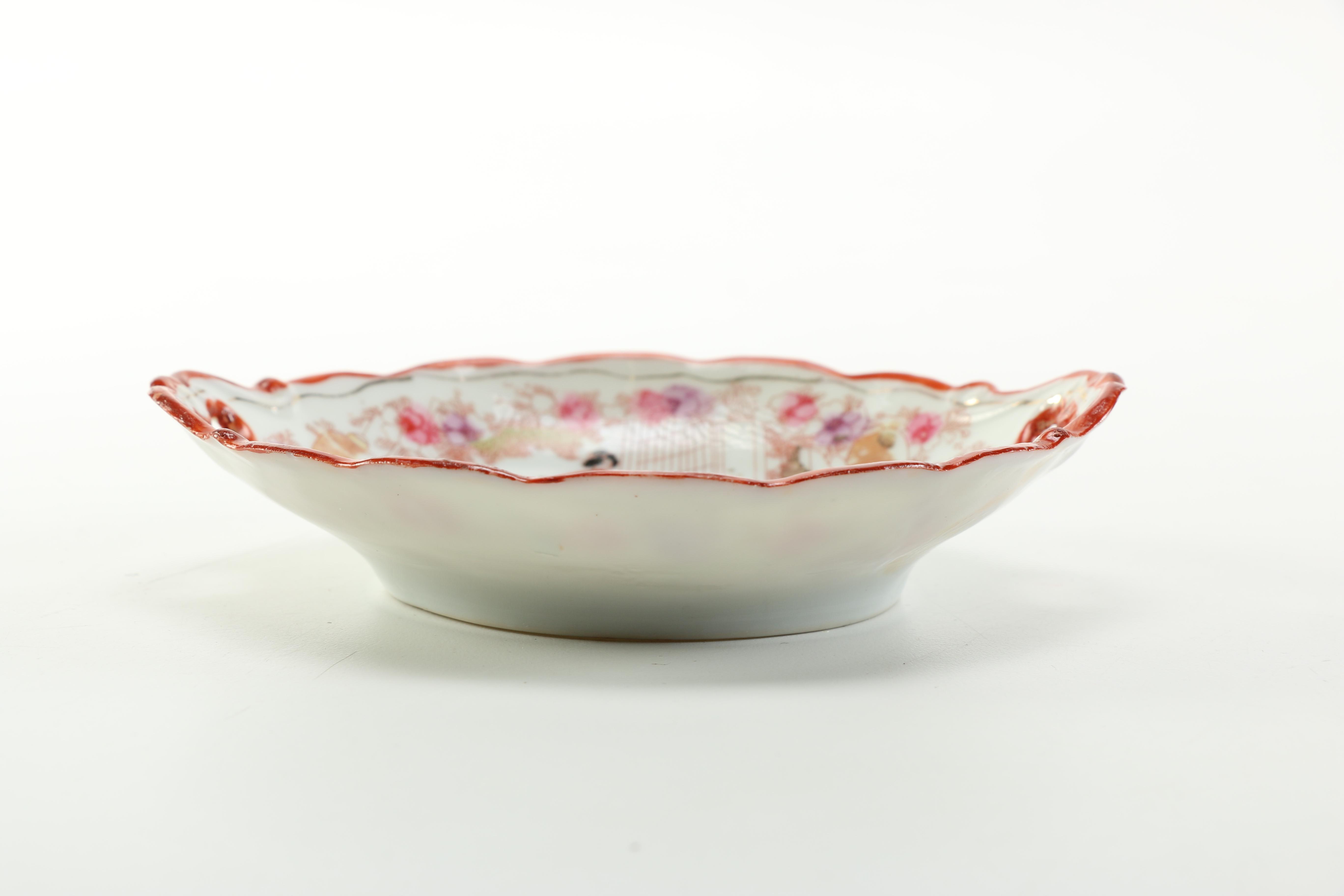 Collection of Hand Painted Japanese Porcelain Tableware