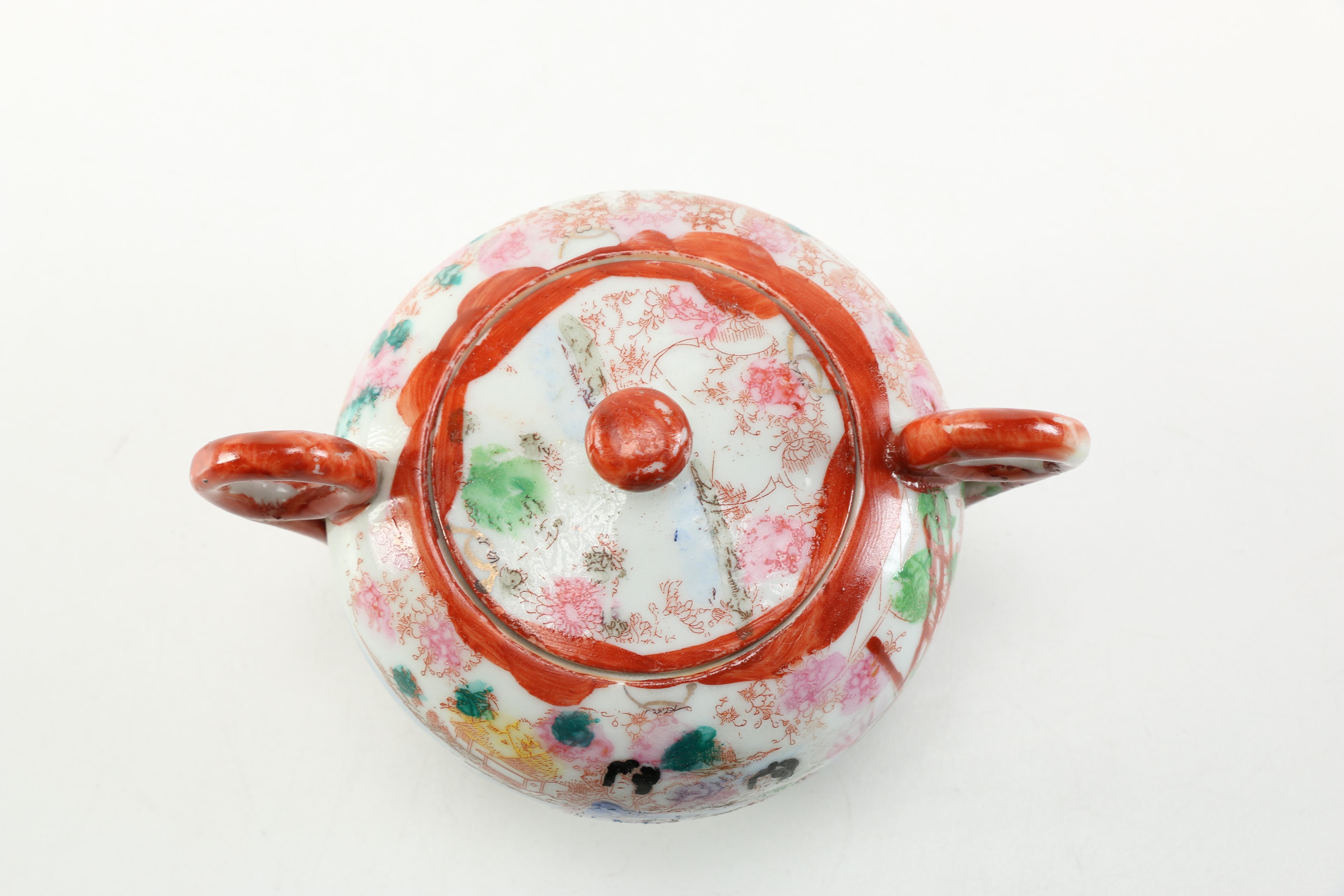 Collection of Hand Painted Japanese Porcelain Tableware