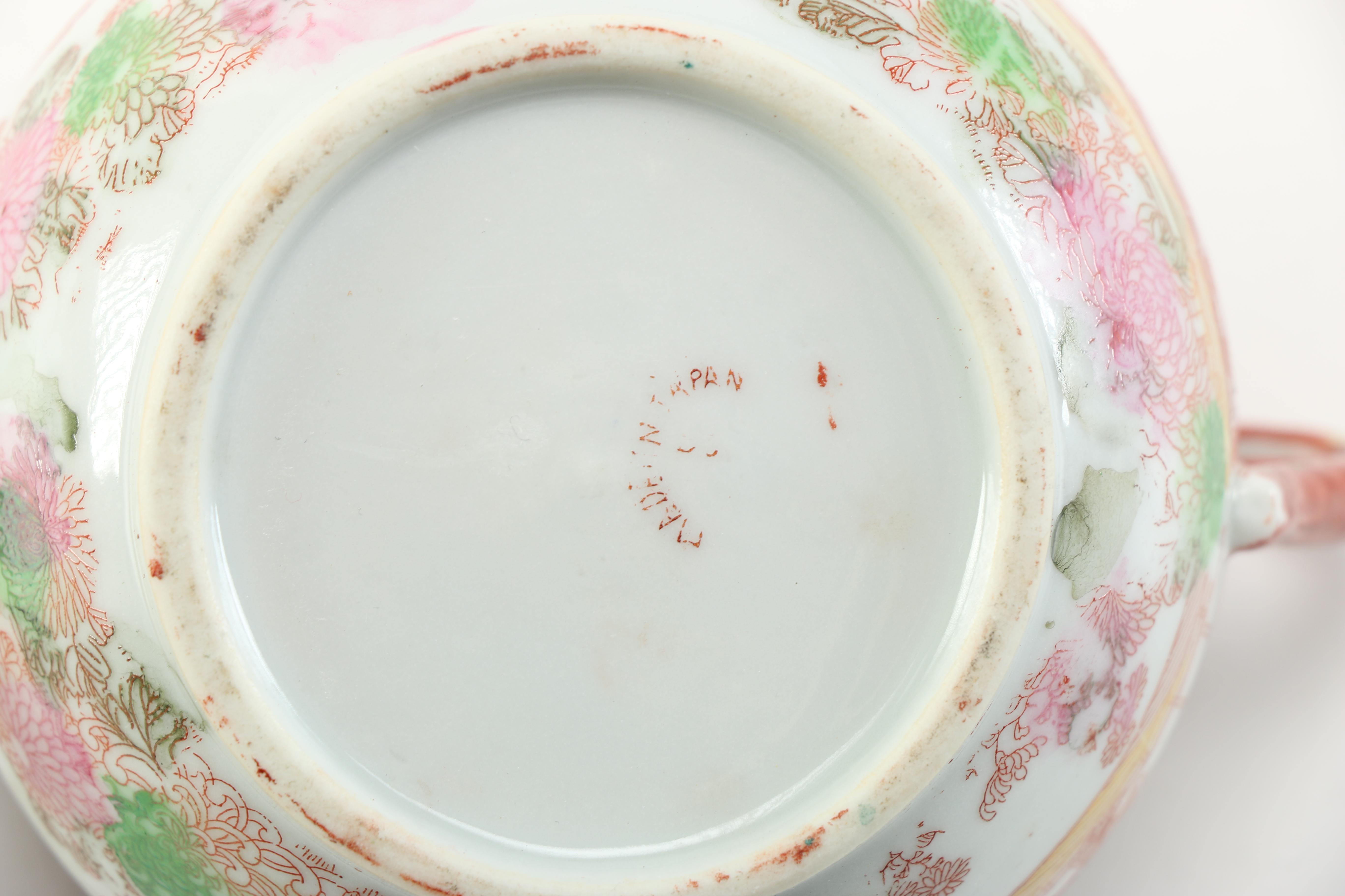 Collection of Hand Painted Japanese Porcelain Tableware