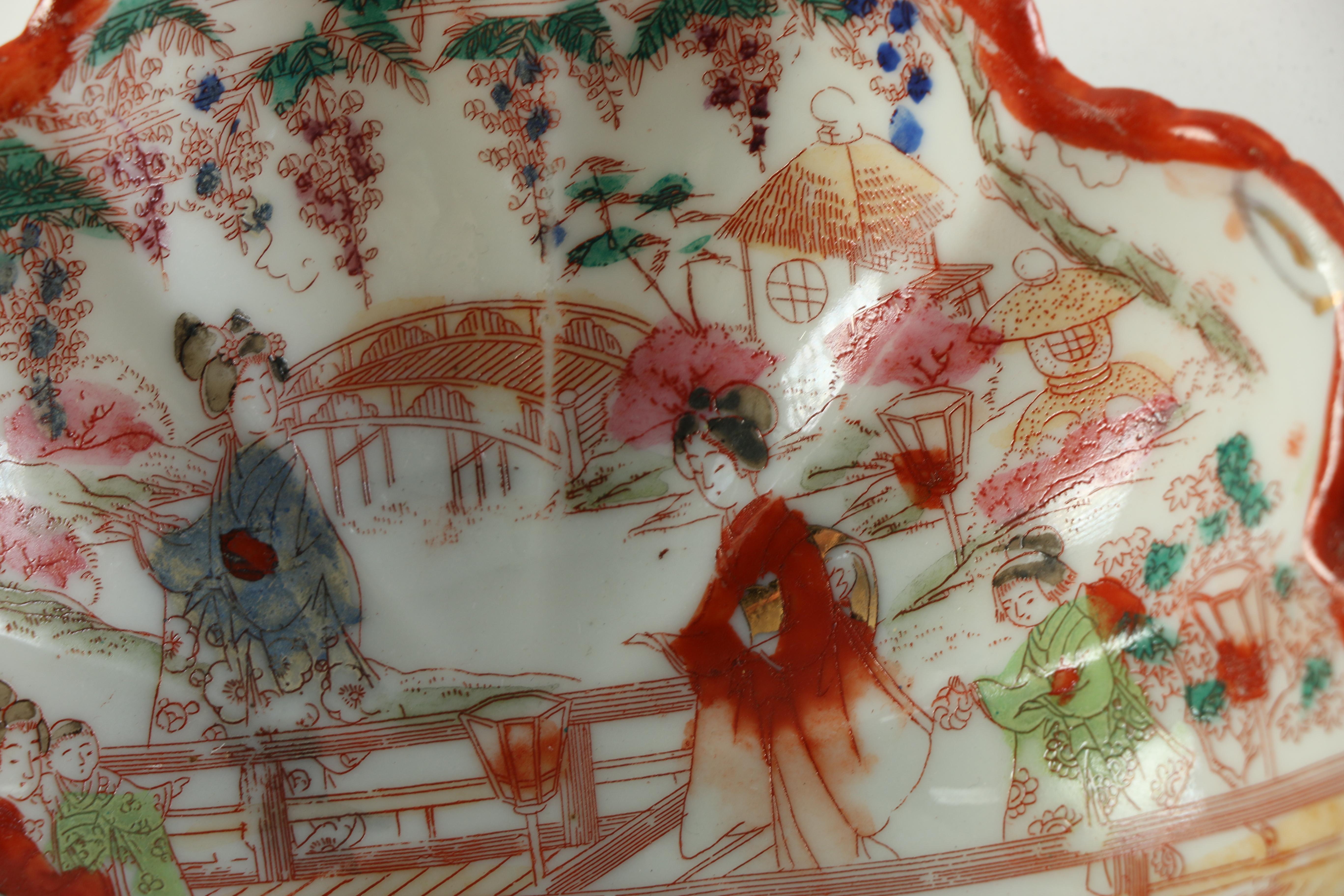 Collection of Hand Painted Japanese Porcelain Tableware