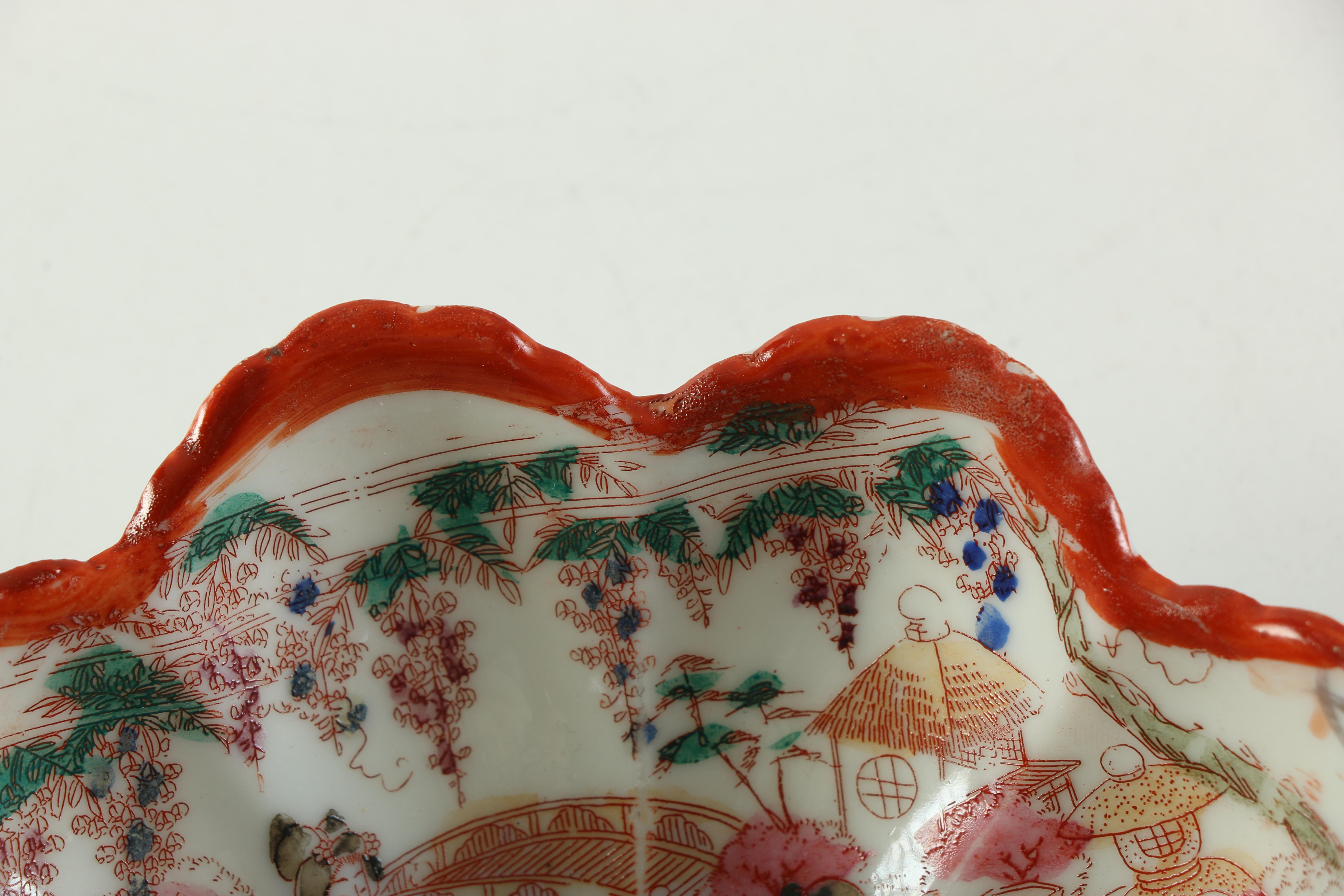 Collection of Hand Painted Japanese Porcelain Tableware