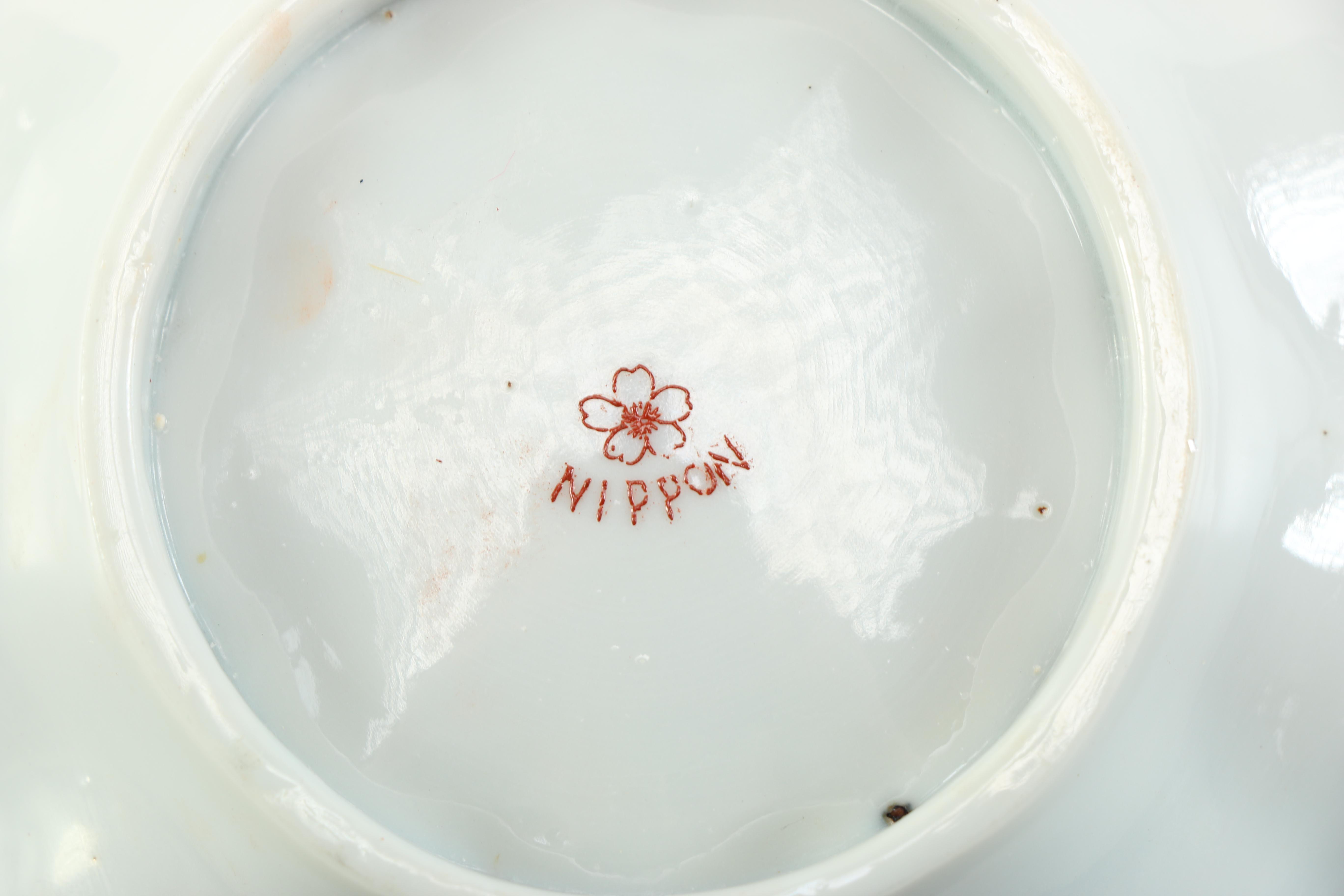 Collection of Hand Painted Japanese Porcelain Tableware