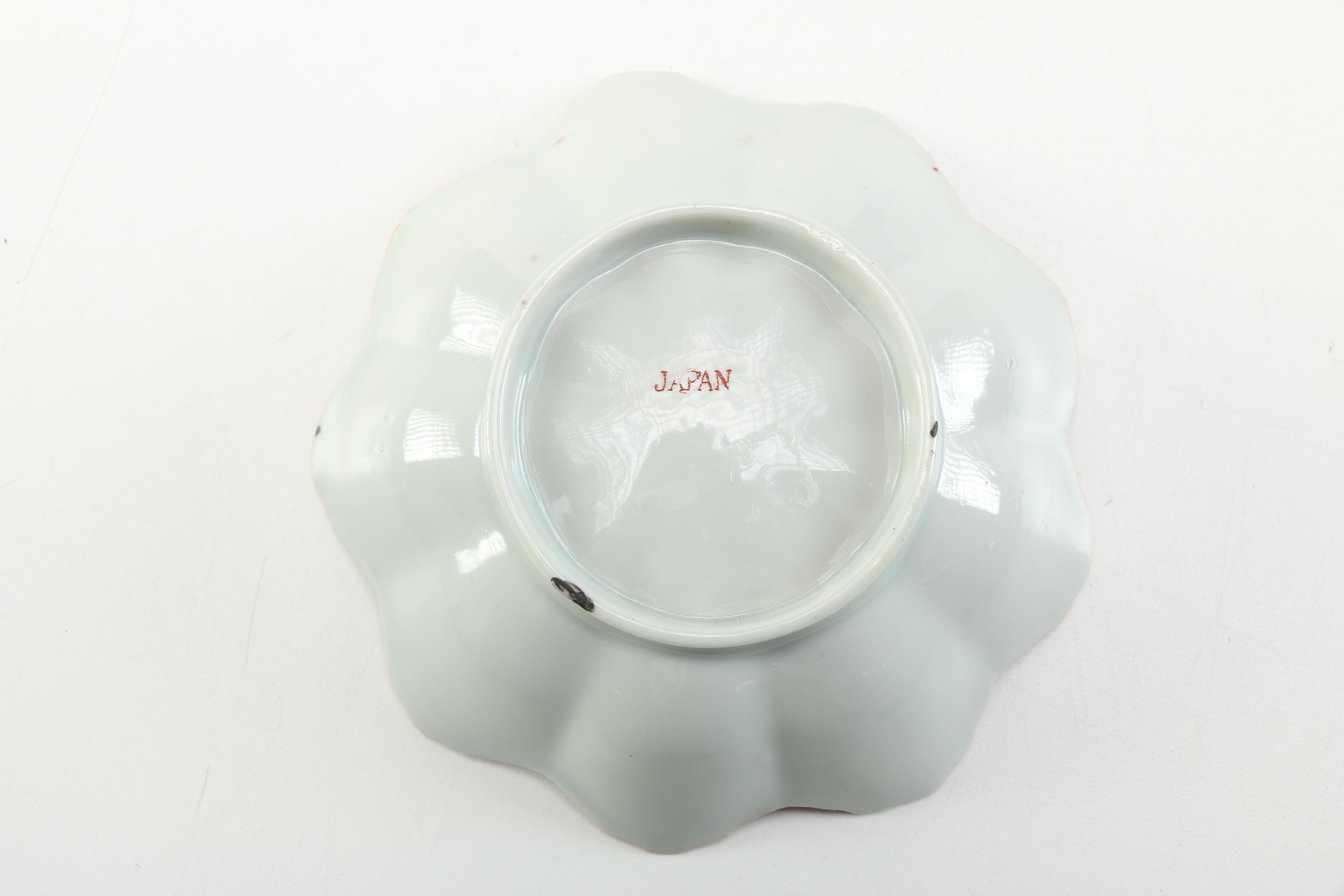 Collection of Hand Painted Japanese Porcelain Tableware