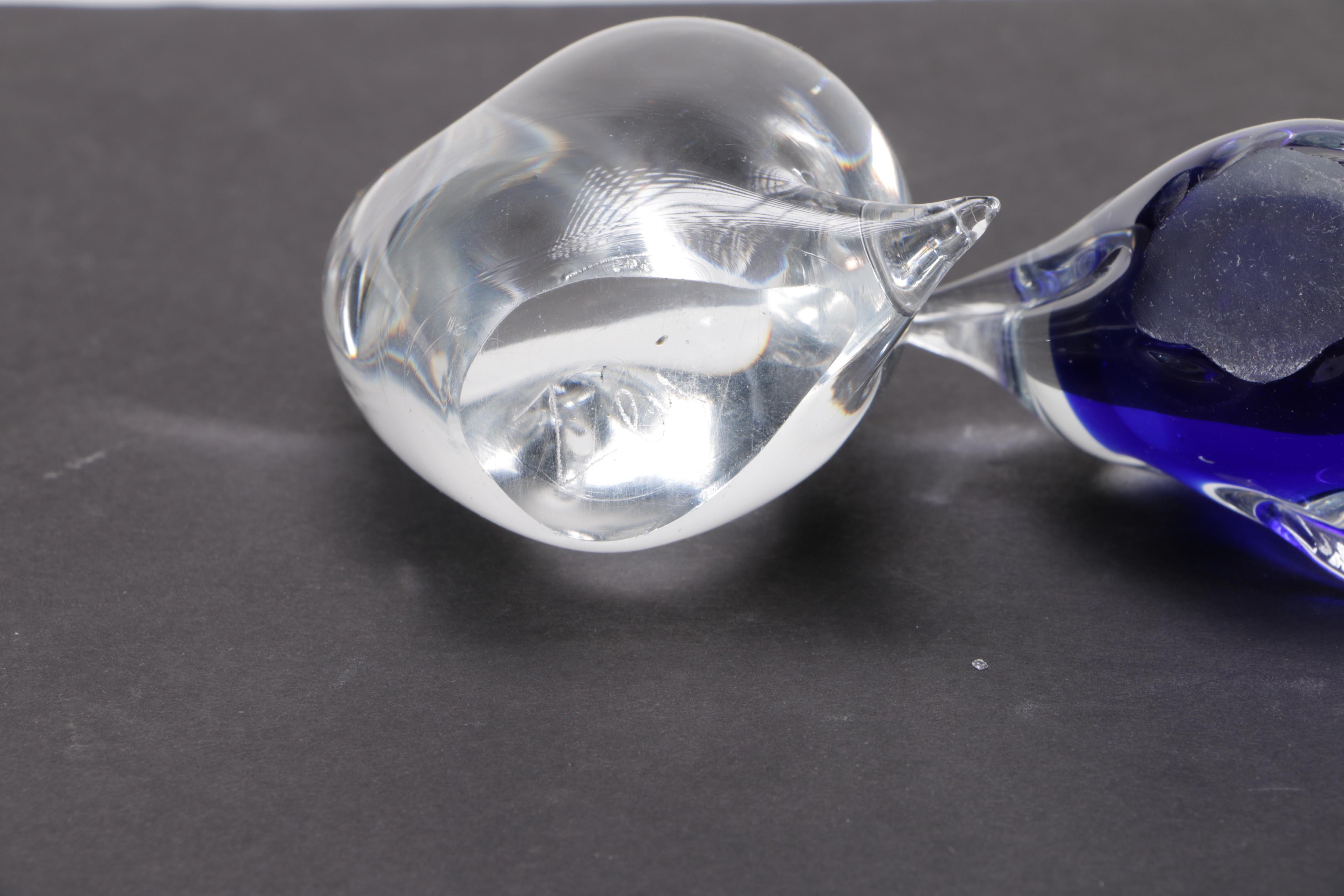 Assorted Blown Glass Animal Figurines Including Murano