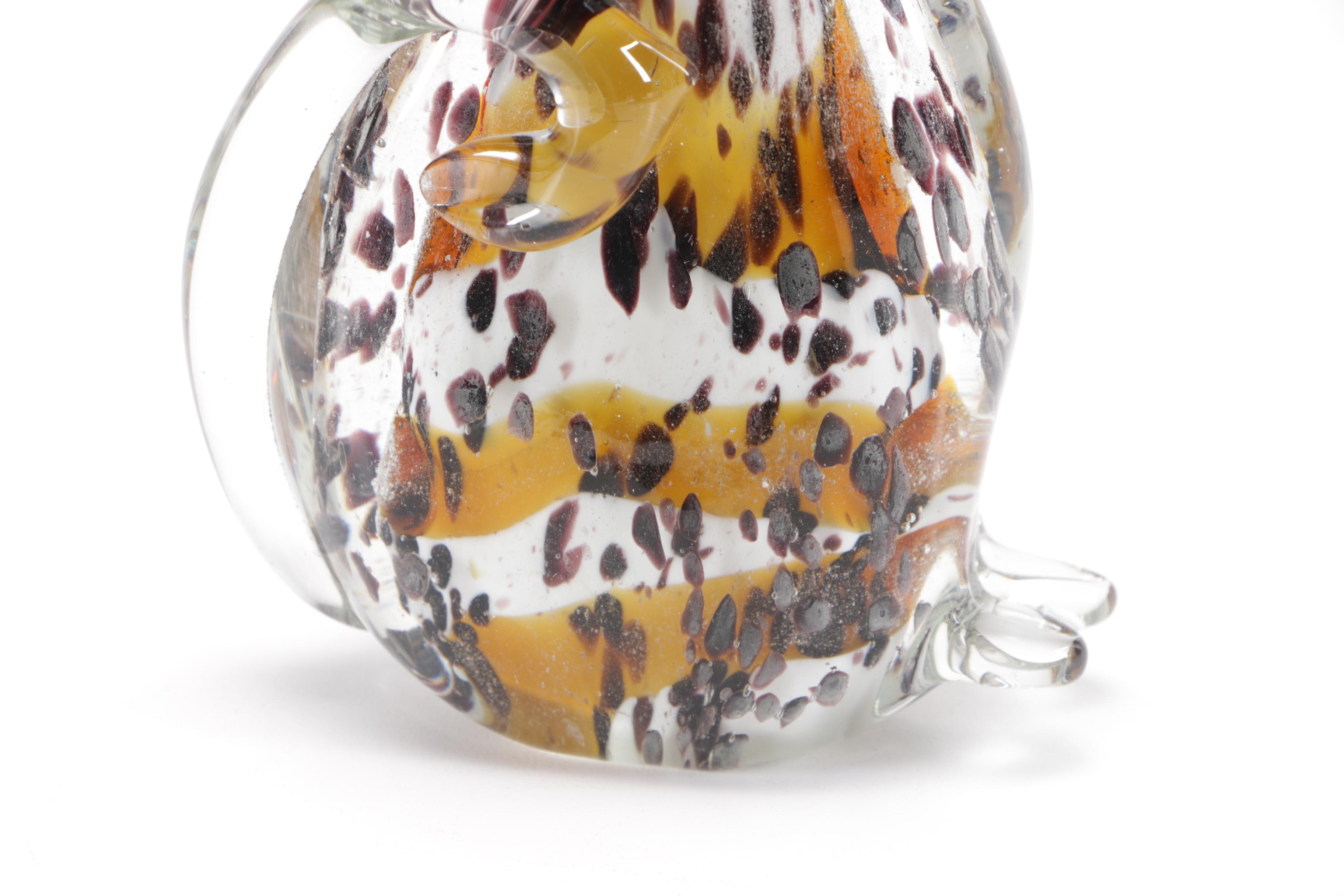 Blown Glass Cat Figurine