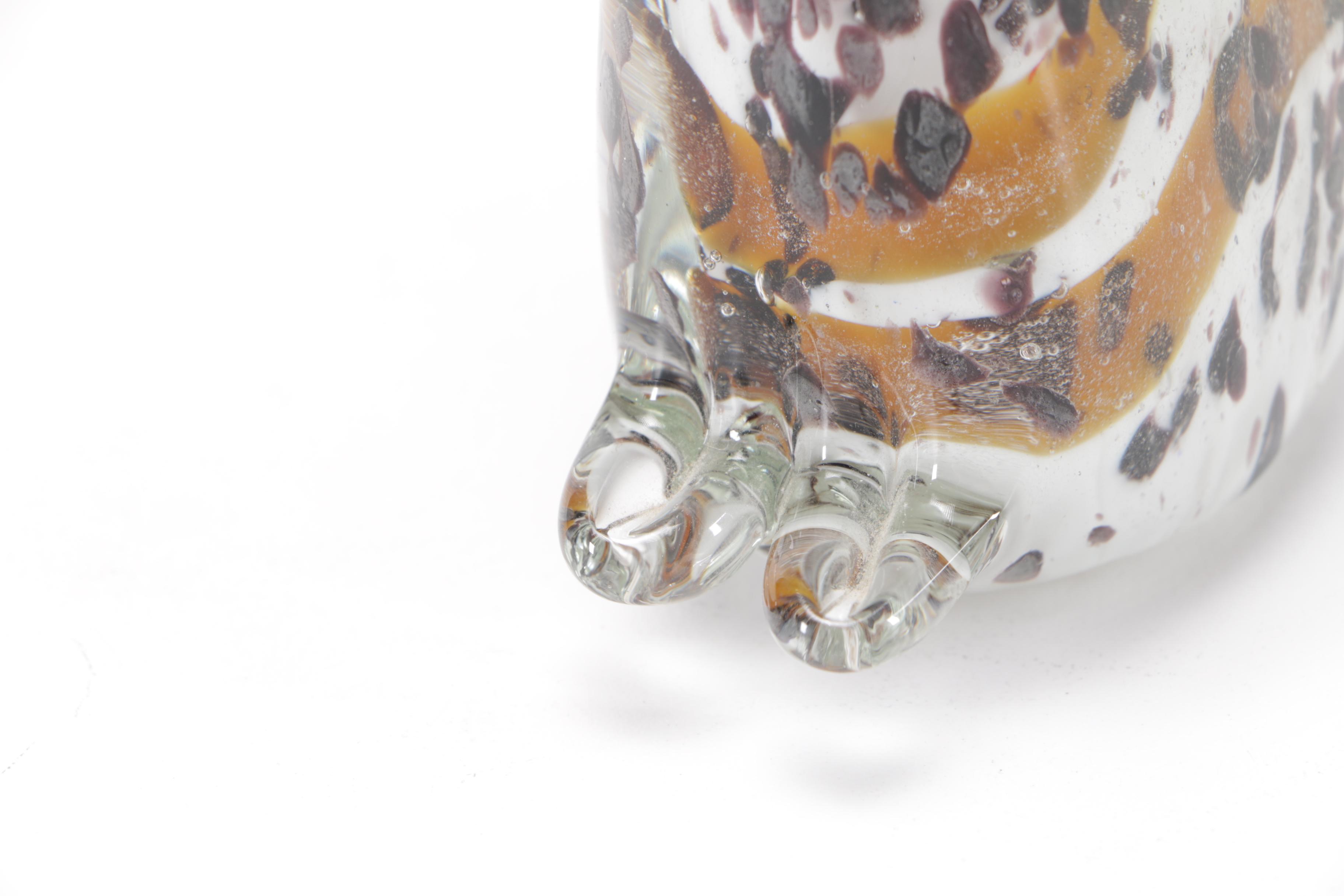 Blown Glass Cat Figurine