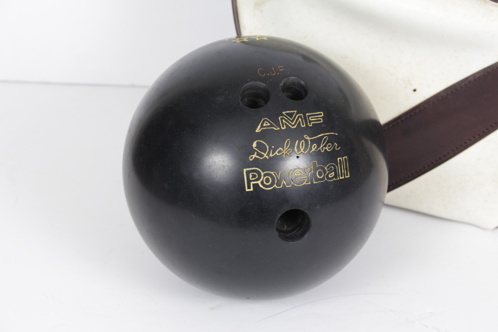 Vintage AMF Dick Weber "Powerall" Bowling Ball