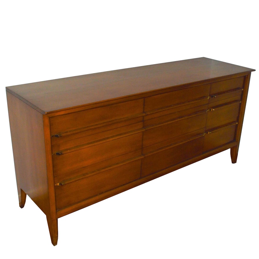 Mid Century Modern "Impact" Triple Dresser by Willett