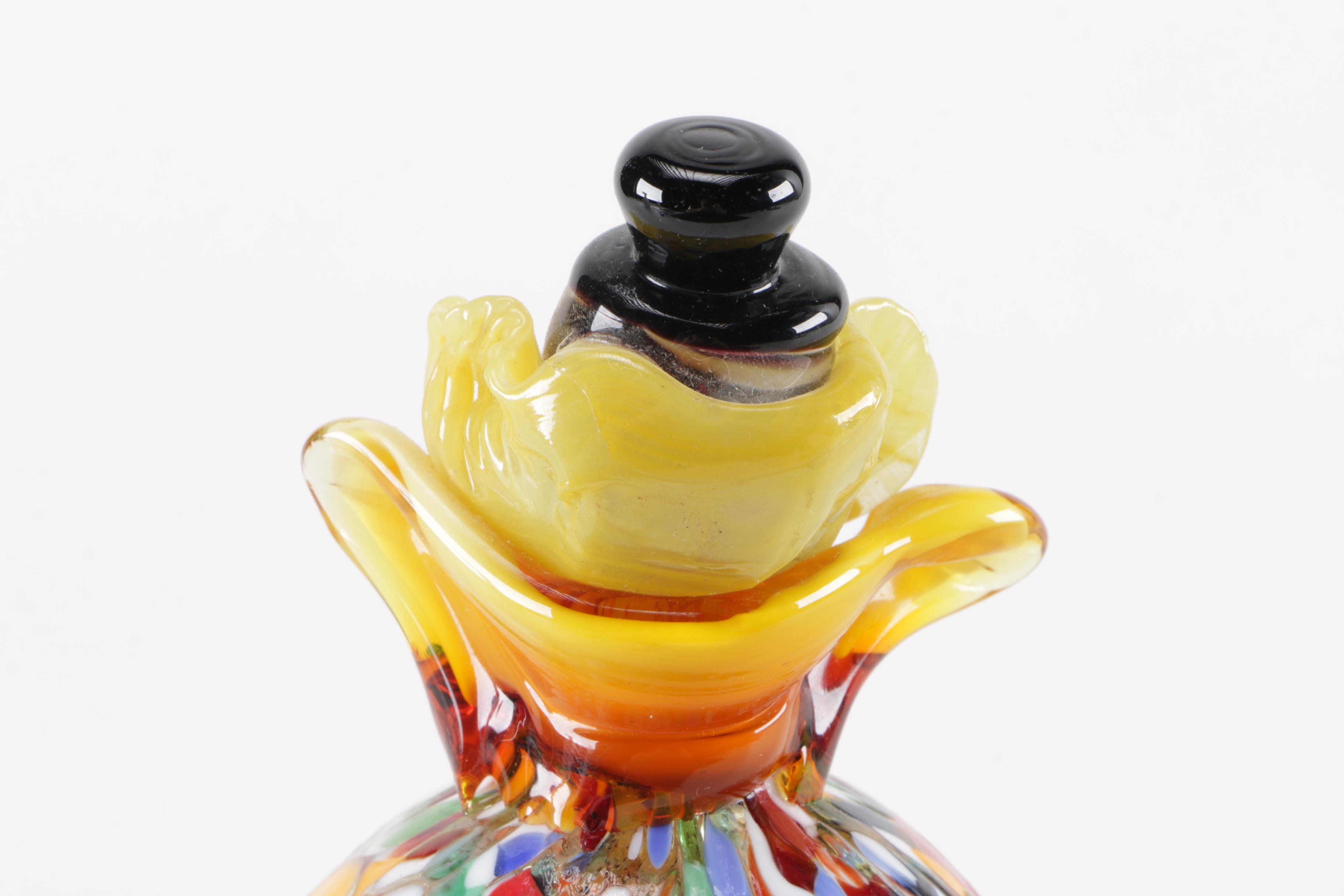 Murano Glass Clown Figurine