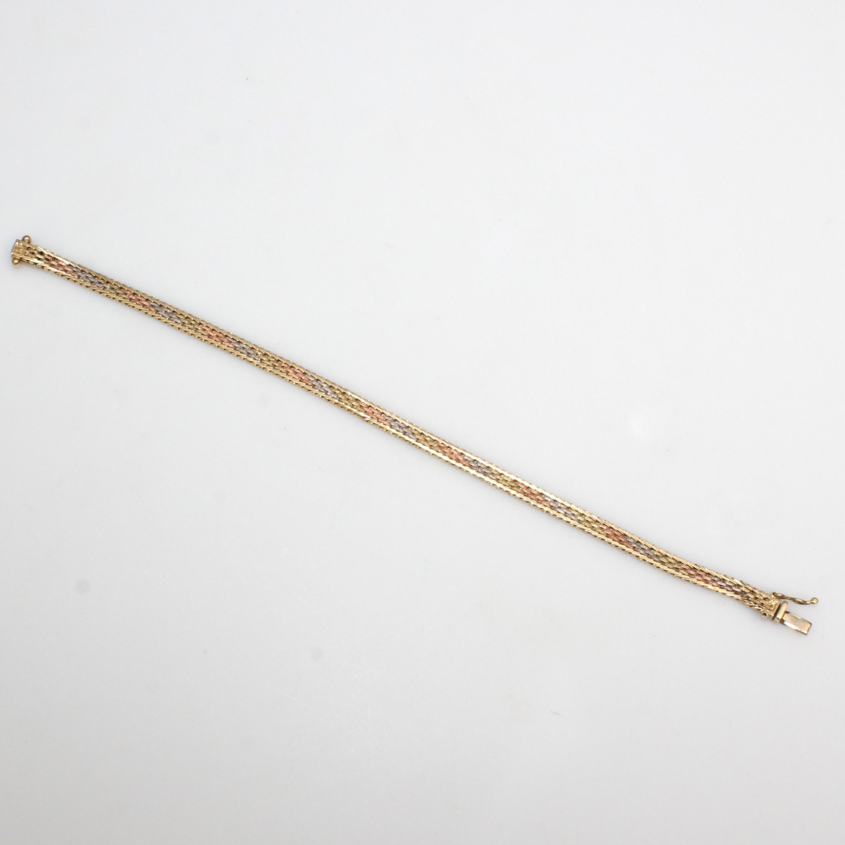 14K Tri-Color Gold Bracelet