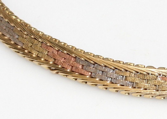 14K Tri-Color Gold Bracelet