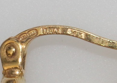 14K Yellow Gold Hoop Earrings