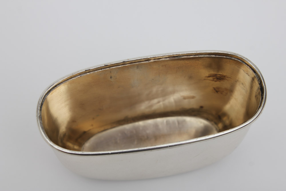 Shreve, Crump & Low Co. Sterling Silver and Glass Flask