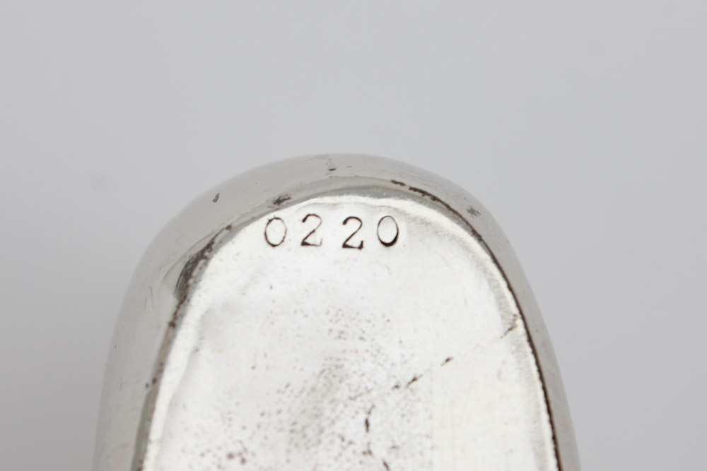 Shreve, Crump & Low Co. Sterling Silver and Glass Flask