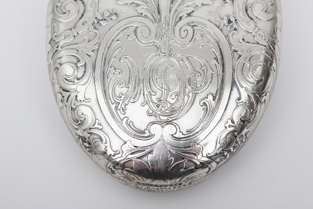 Antique Tiffany & Co. Sterling Silver Flask